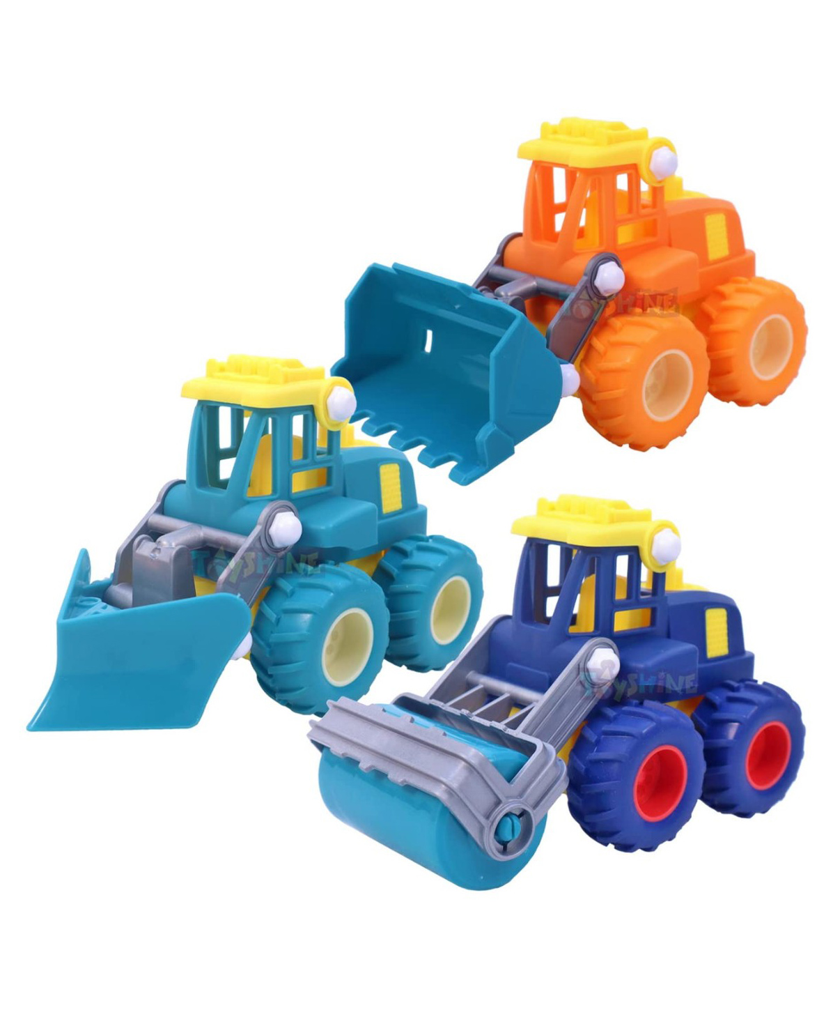 ARCADE TOYS Push N Go Friction Powered Construction Truck Toy for Kids(Pack of 3) - Colour may vary-image-22