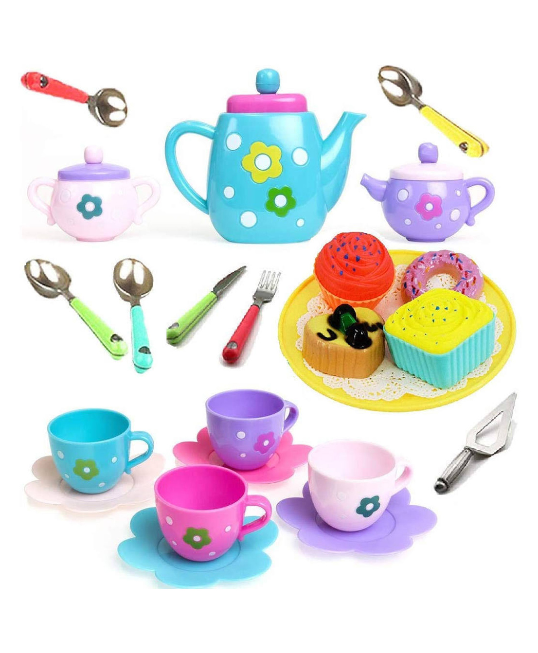 Arcade Toys Tea Party Set 19 Pieces - Multicolour-picture-6