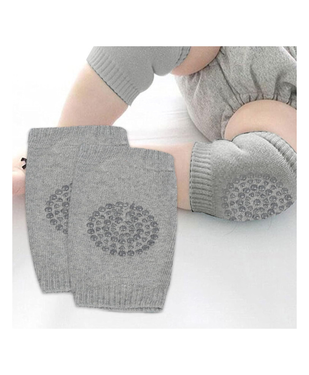 ARCADE TOYS 1 Pair Baby Knee and Elbow Pad Baby -  Grey-picture-0