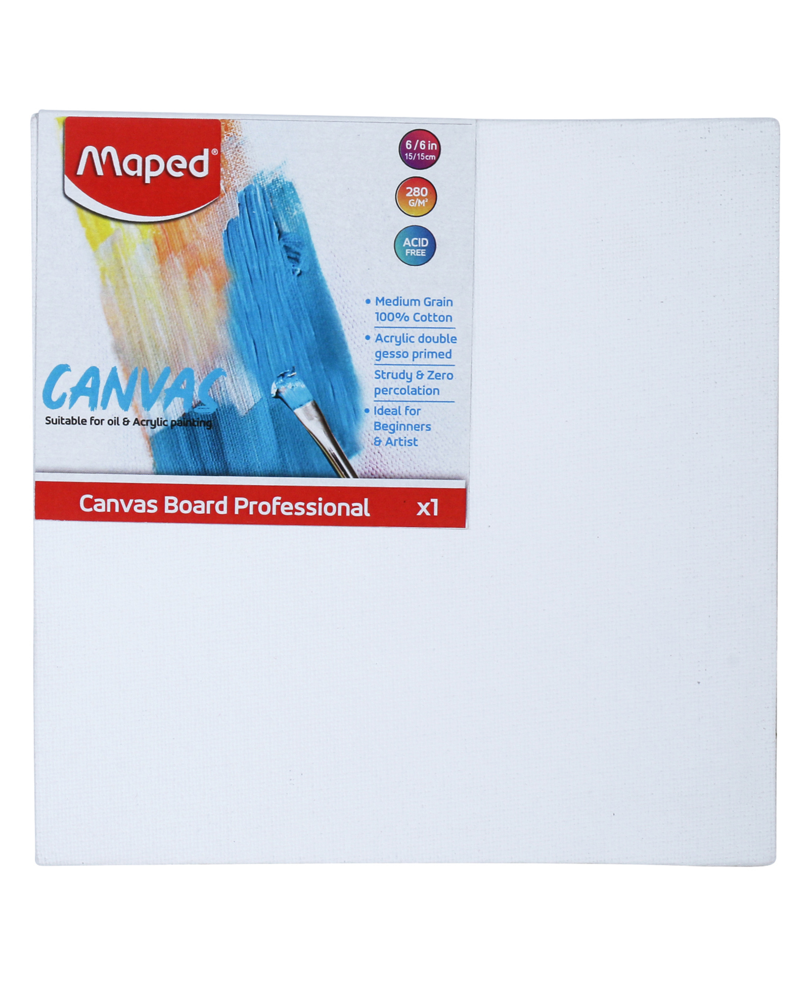 Maped Stretched Canvas Square Shape - White-picture-41