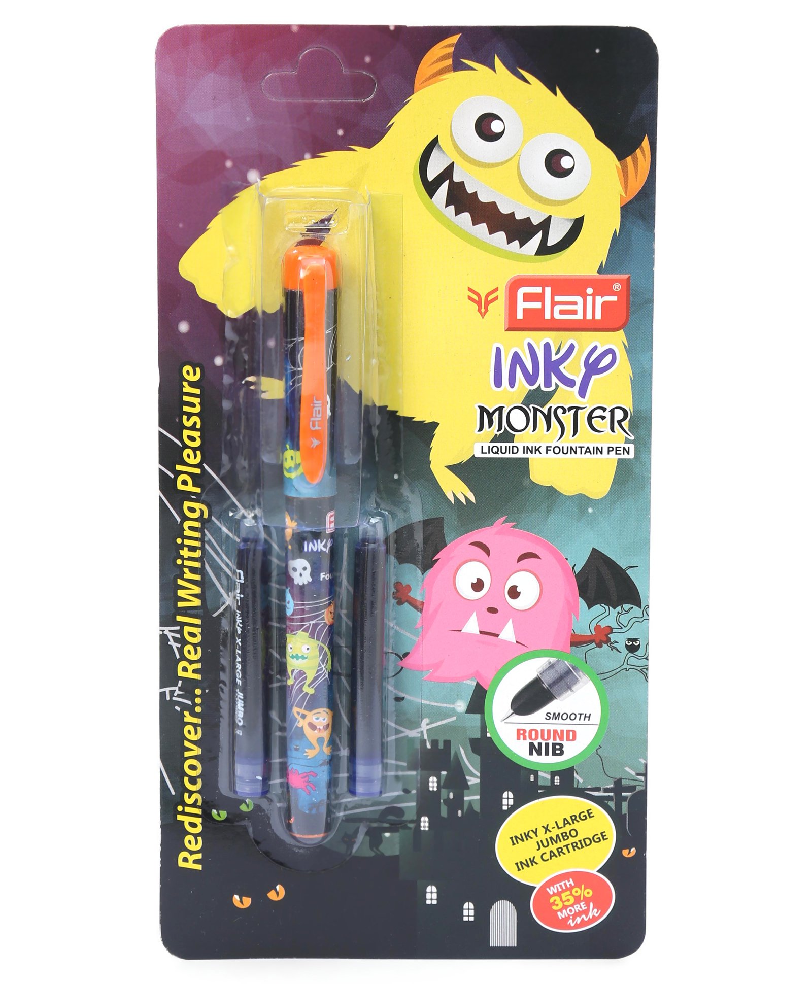 Flair Blister Inky Monster Fountain Pen - Multicolor-picture-26