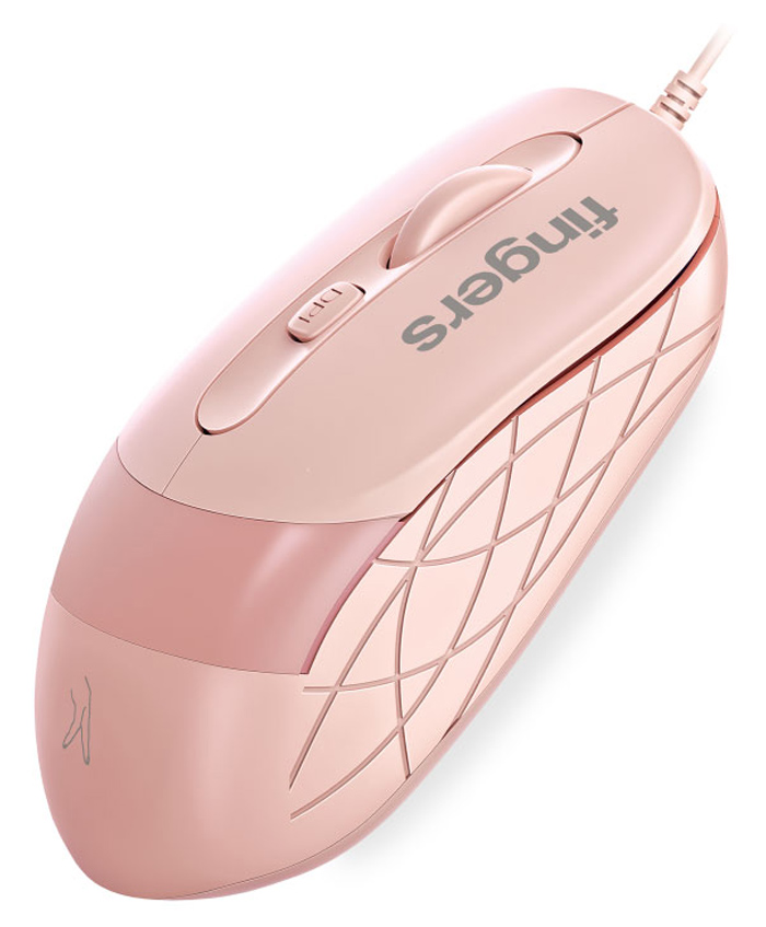 FINGERS SuperHit Wired Mouse with Advanced Optical Technology Blush Pink-picture-11