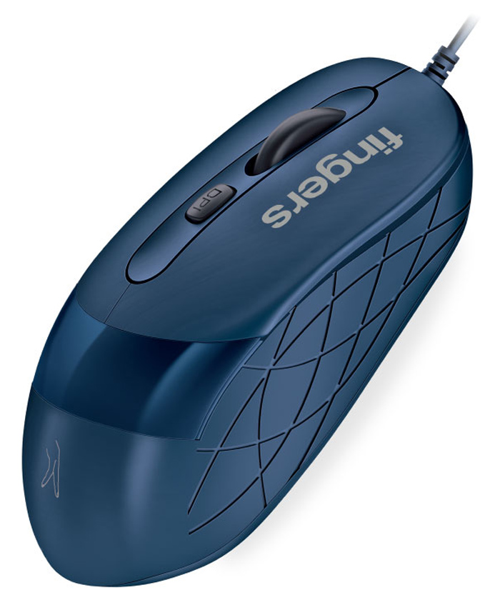 FINGERS SuperHit Wired Mouse with Advanced Optical Technology Royale Blue-picture-18