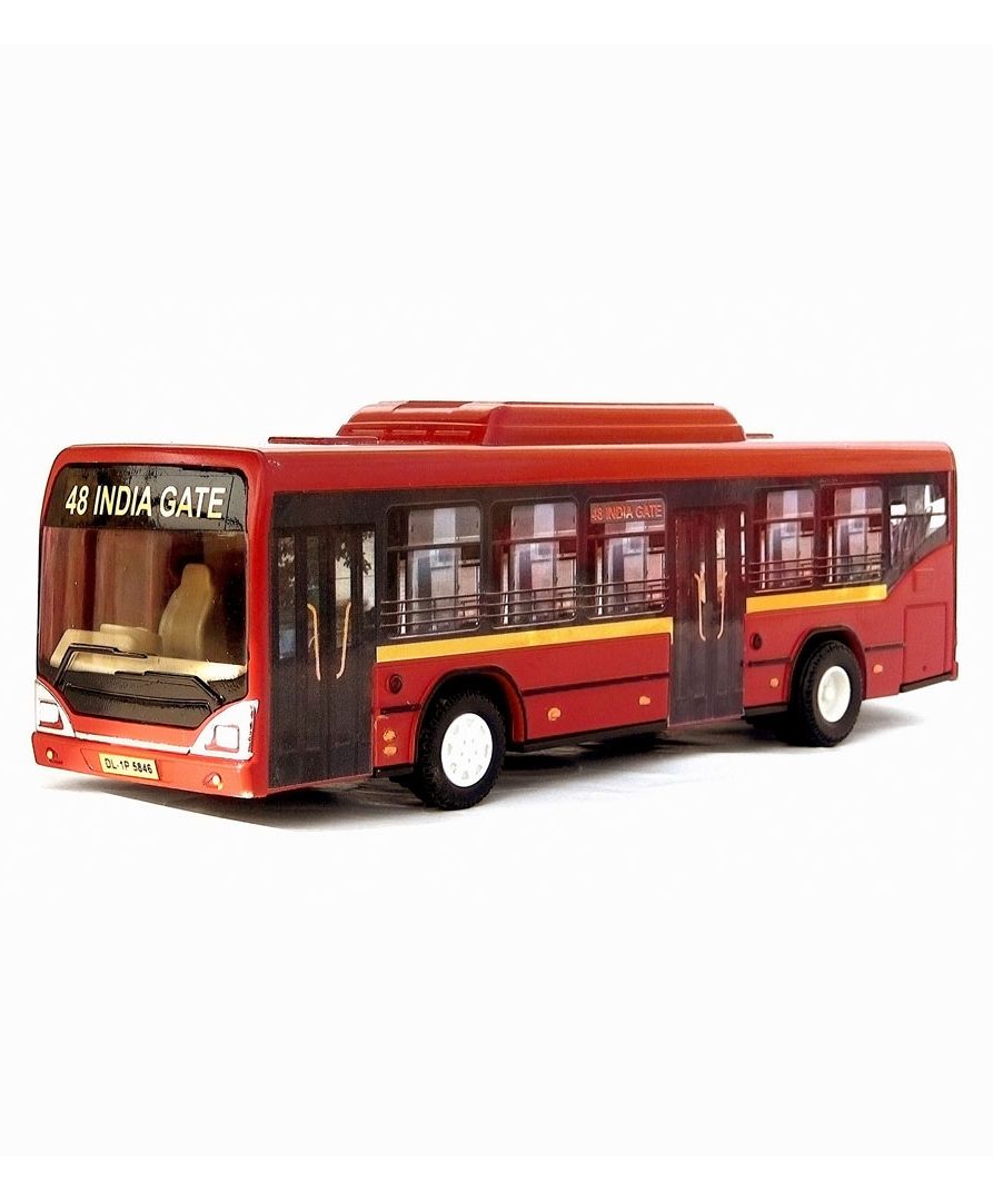 Centy Pullback Low Floor Toy Bus (Color & Design May Vary)-picture-31