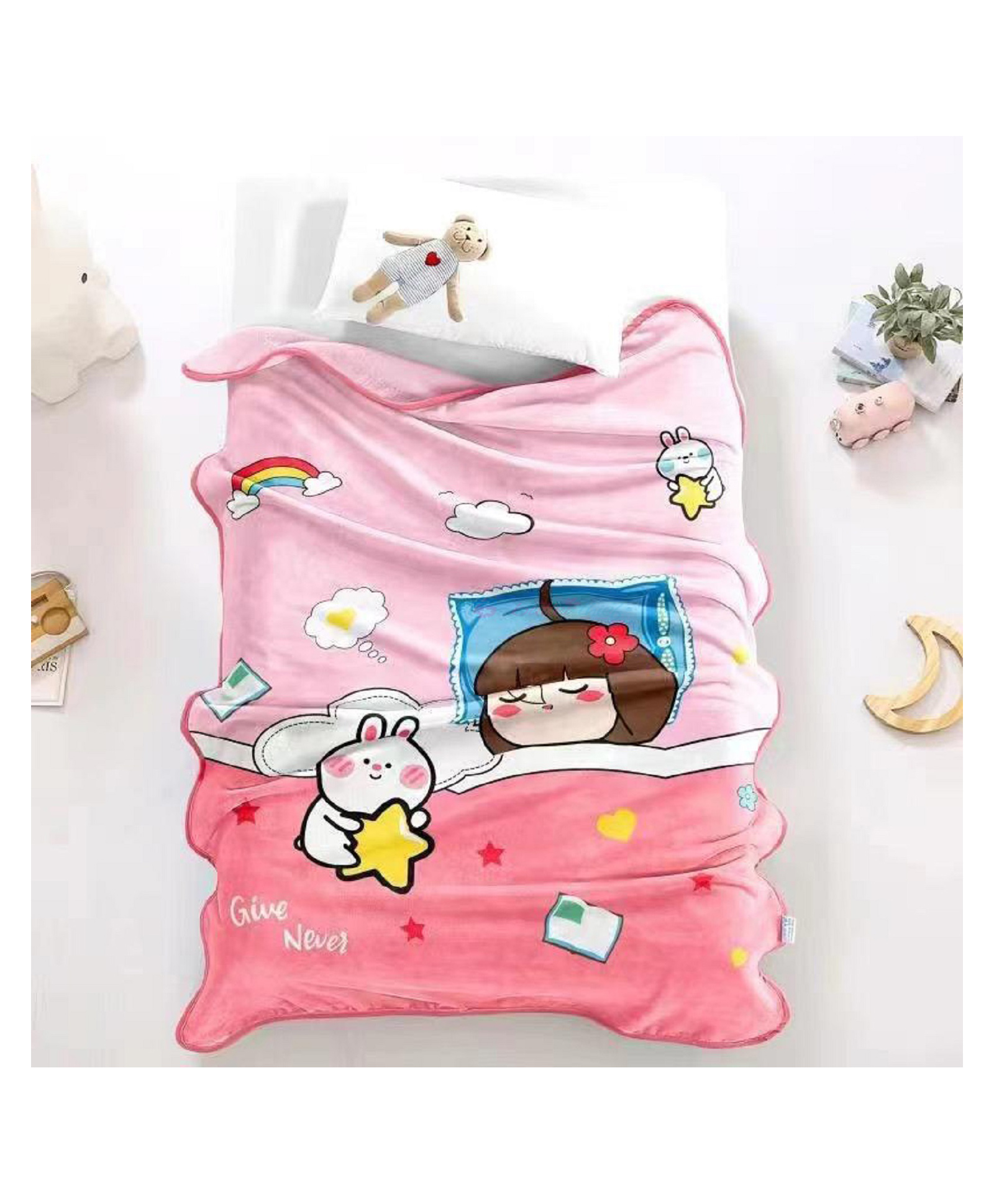 Butterthief Baby Printed Soft Flannel  All Seasons Baby Blanket for Kids & Toddlers - Color May Vary-picture-14