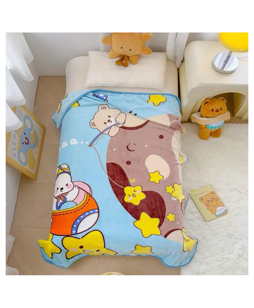 Butterthief Penguin Printed Soft Flannel  All Seasons Baby Blanket for Kids & Toddlers - Color May Vary-picture-14