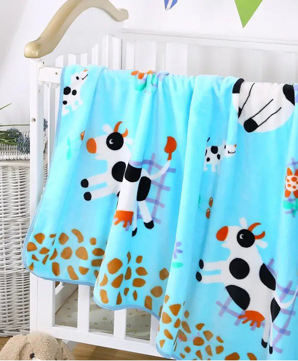 Butterthief Printed Soft Flannel  All Seasons Baby Blanket for Kids & Toddlers - Color May Vary-image-15