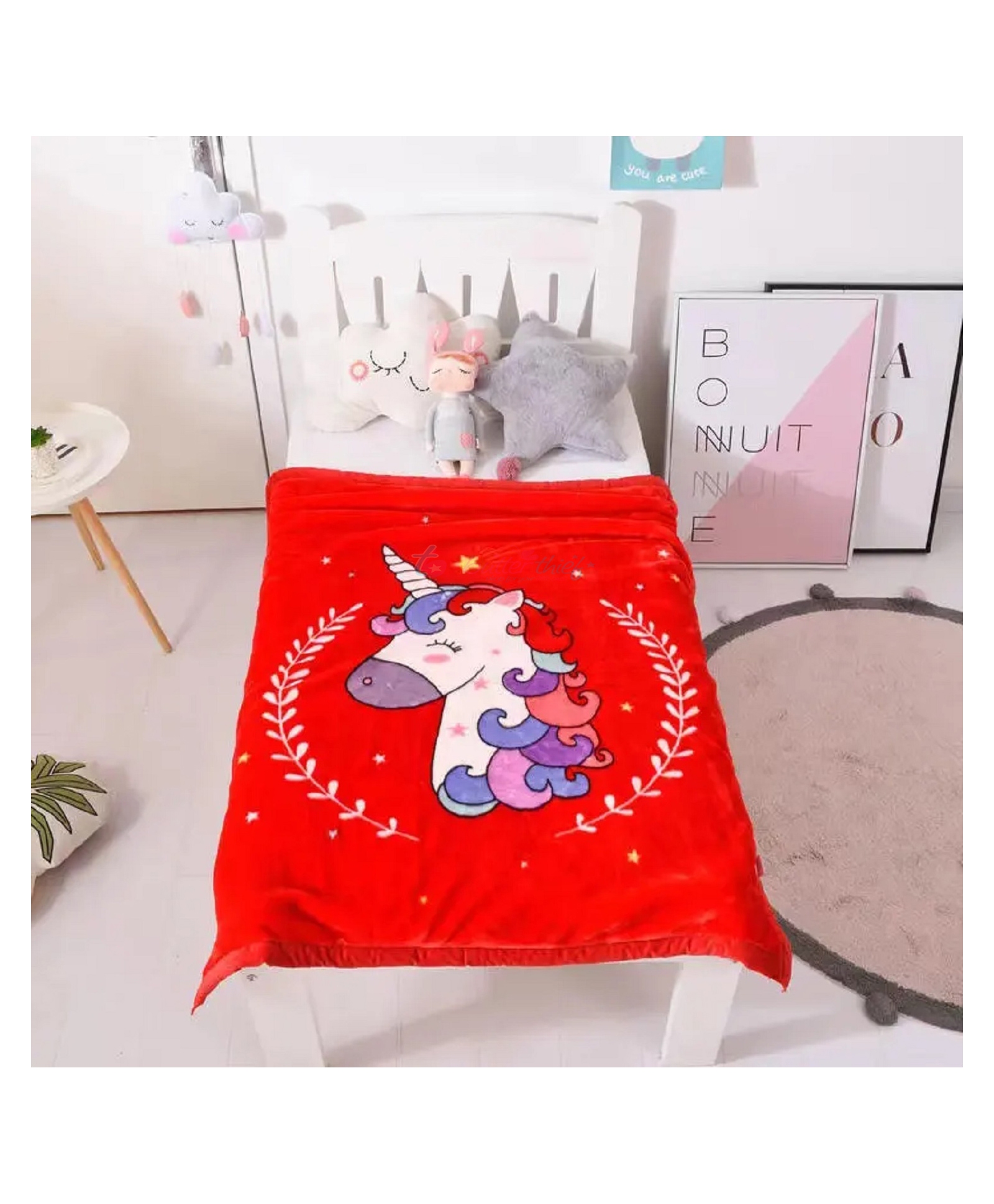 Butterthief  Printed Double Layered Reversible Mink Baby Blanket for Kids & Toddlers - Color May Vary-image-13