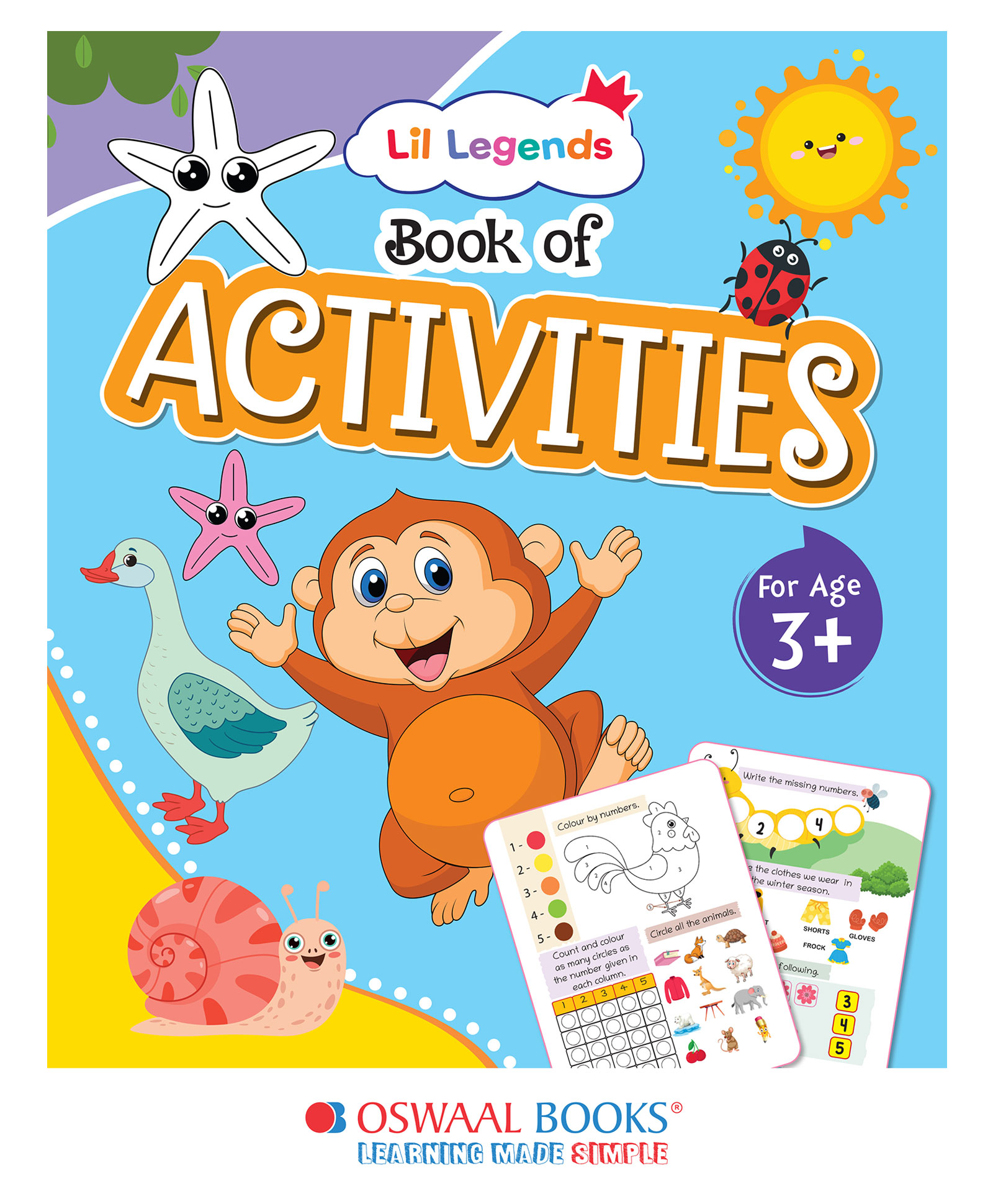 Oswaal  Lil Legends Preschool Activity Books - English-image-46