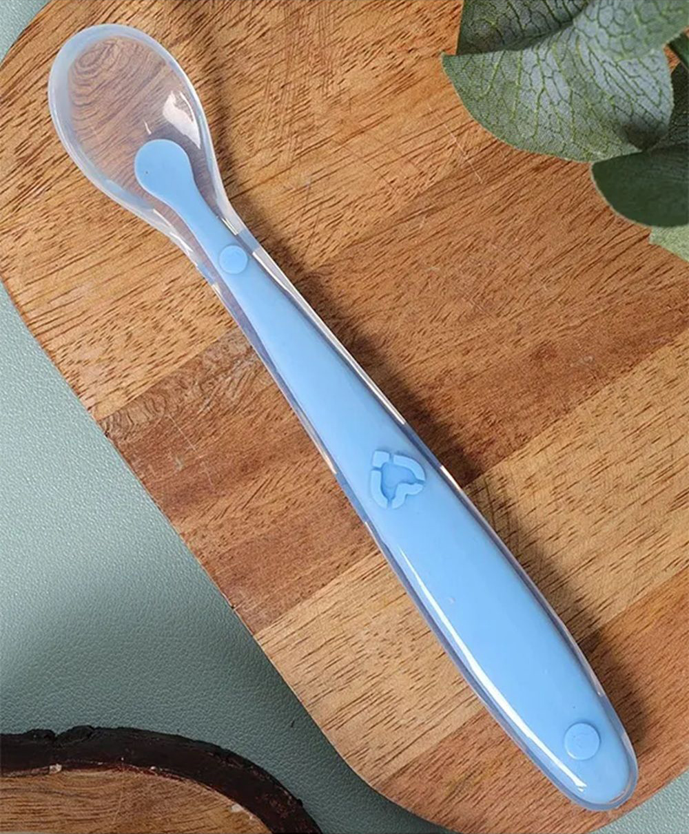 BOXOT IMPEX Soft Silicon Spoons for Baby Feeding (color may vary)-picture-28