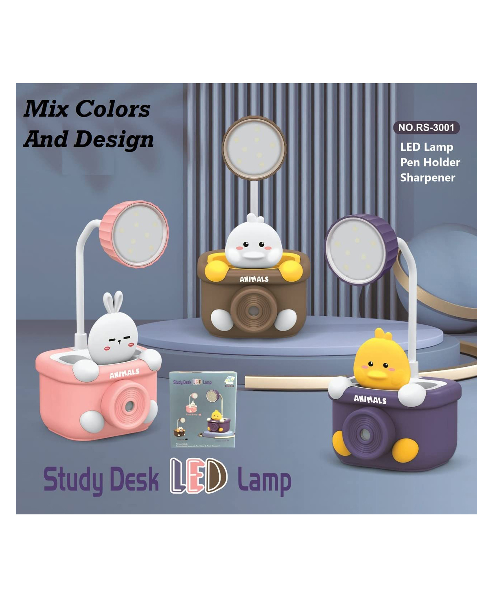 AKN TOYS Study Desk LED Lamp (Colors & design May Vary)-image-27