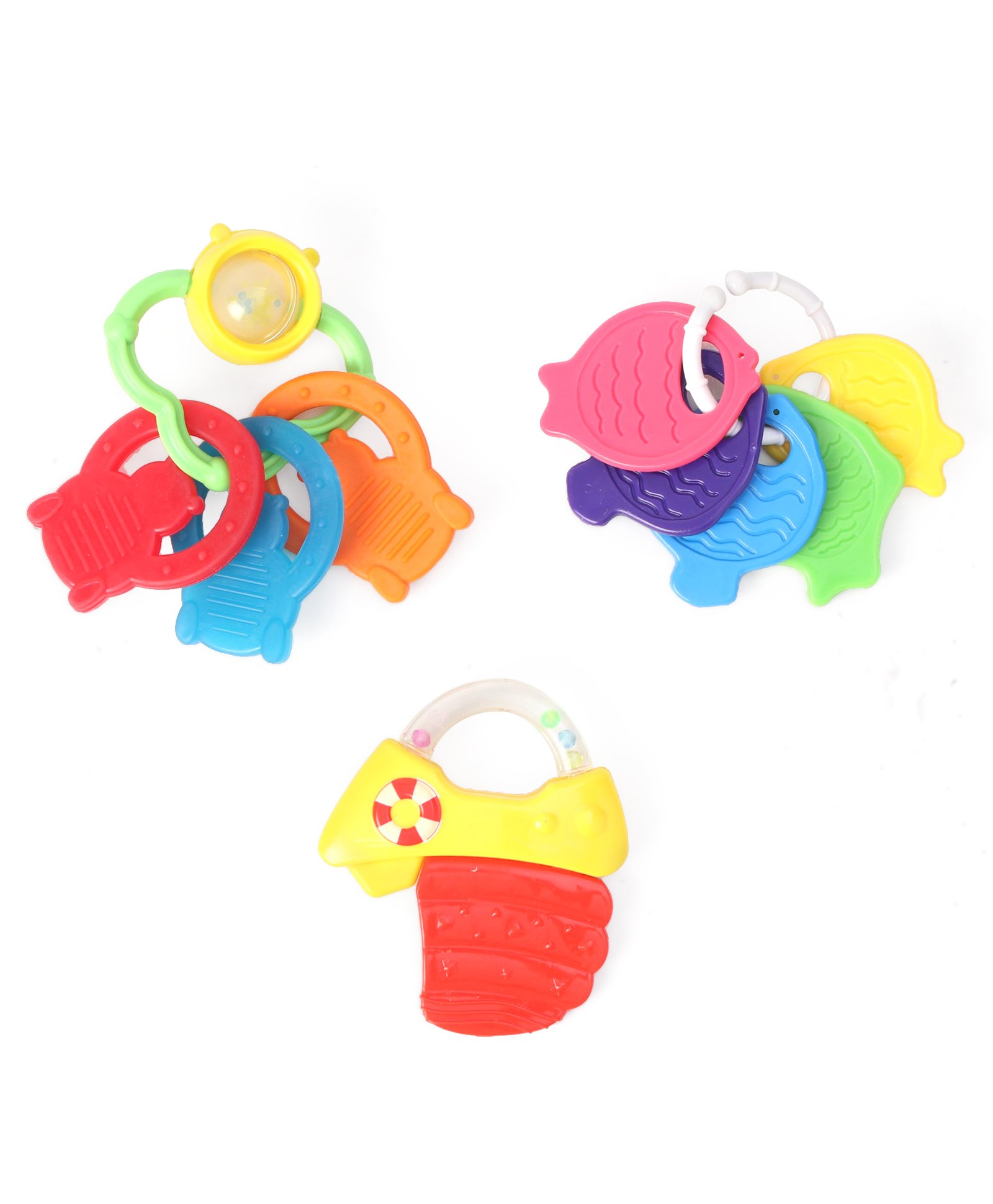 Giggles Teethers and Rattles Set of 3 - Multicolour-picture-4