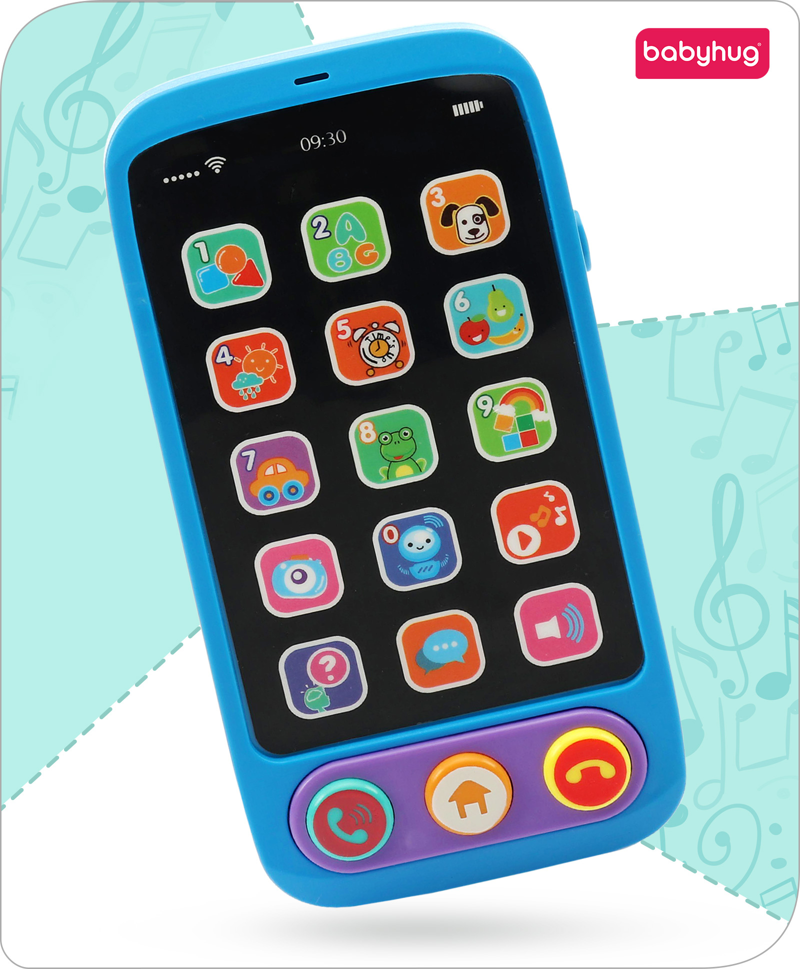 Babyhug Musical Smartphone Toy -(Color & Print May Vary)-picture-14