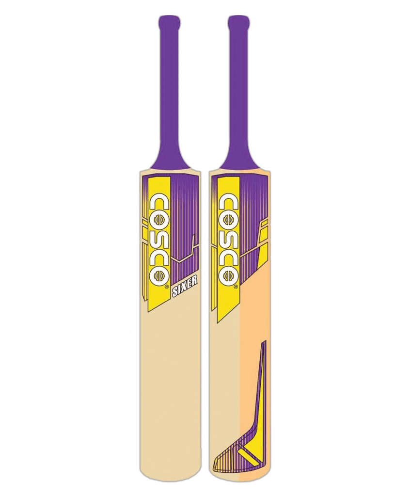Cosco Sixer Plastic Cricket Bat - Full Size-image-2