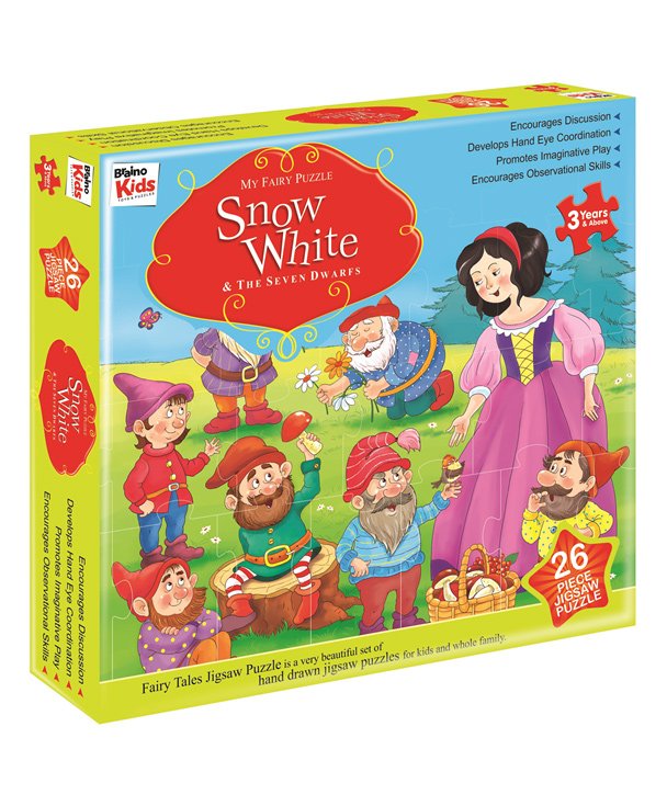 Braino Kids My Fairy Puzzle Snow White 26 Pieces Online India Buy Puzzle Games Toys For 3 6 Years At Firstcry Com 1524896