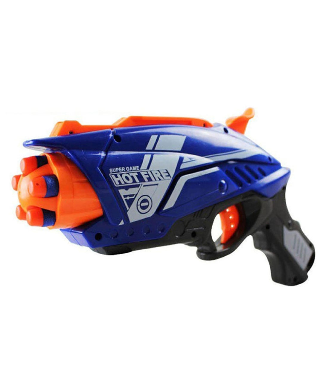 VGRASSP Foam Blaster Toy Gun for Kids Automatic Revolver Gun Toy Safe and Long Range With 20 Soft Suction Bullets - Blue-image-29