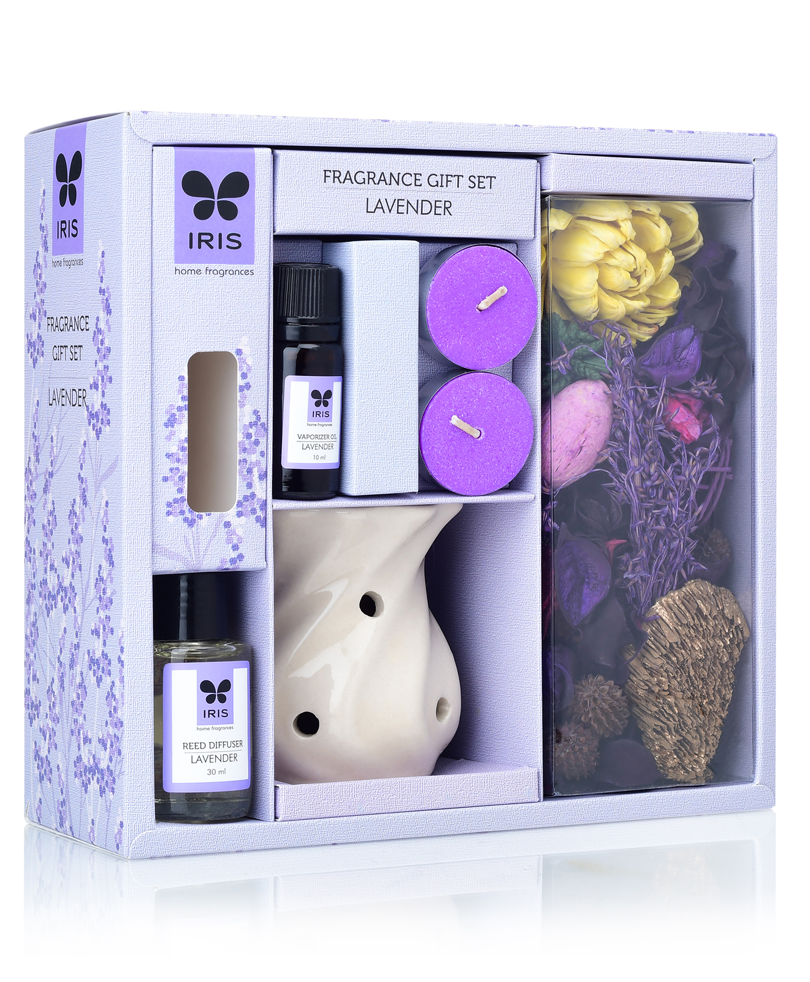 Iris Homefragrances Giftset  With Diffuser Oil and Reed Sticks - Lavender-picture-31