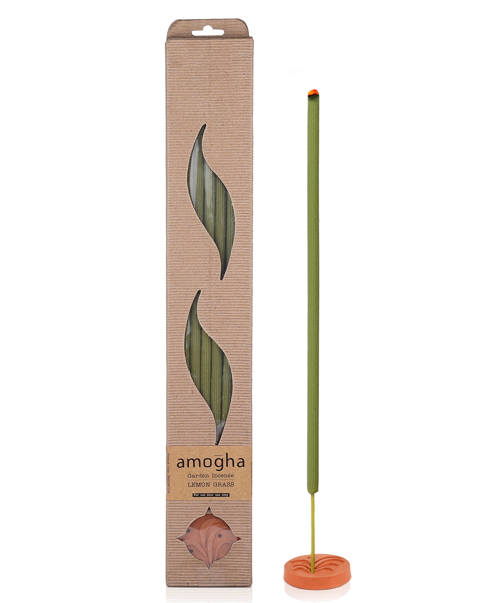 Amogha Garden Incense 5sticks - Fragrance Lemon Grass-image-32
