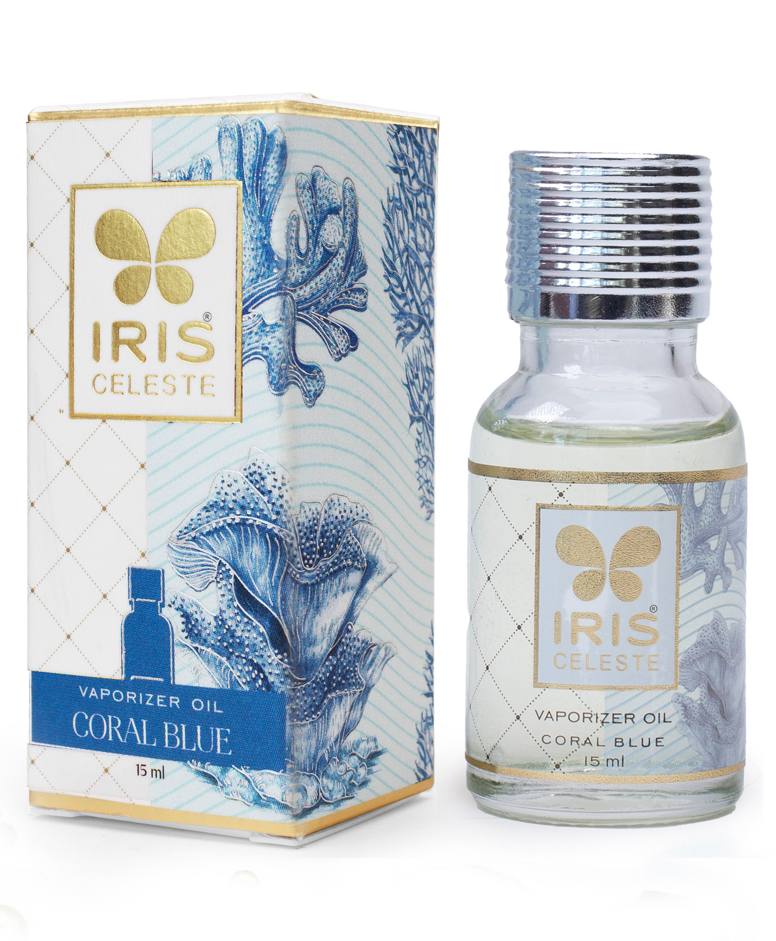 Iris Celeste Coral Blue Fragrance Vaporizer Oil -  15 ml-picture-24