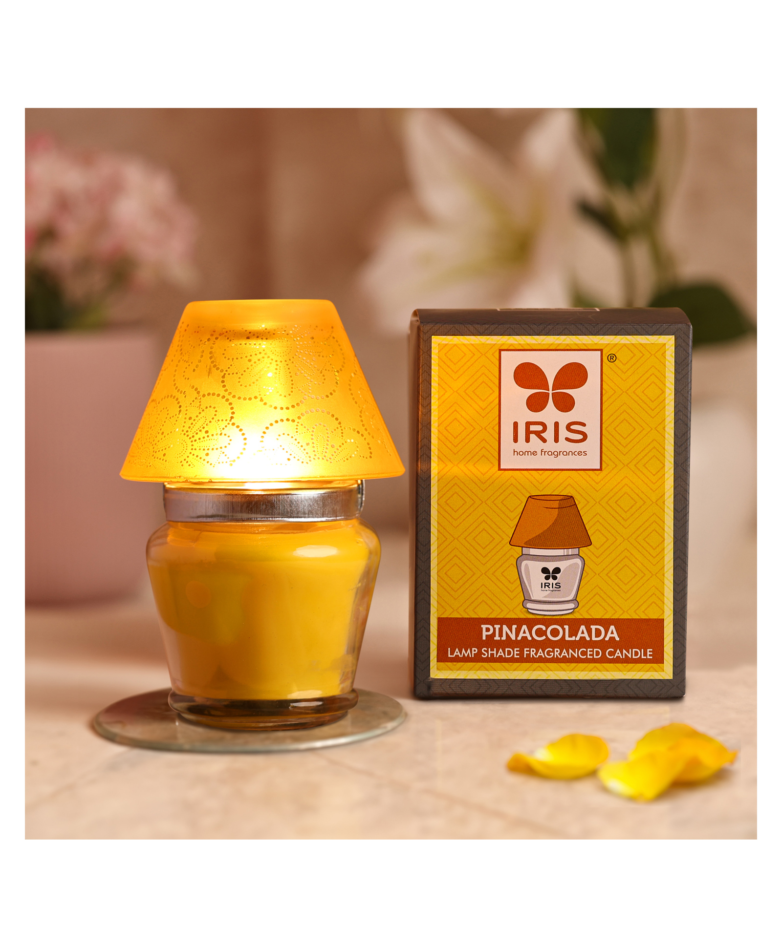 Iris Homefragrances Pinacolada Lamp Shade Candle - 100g-picture-19