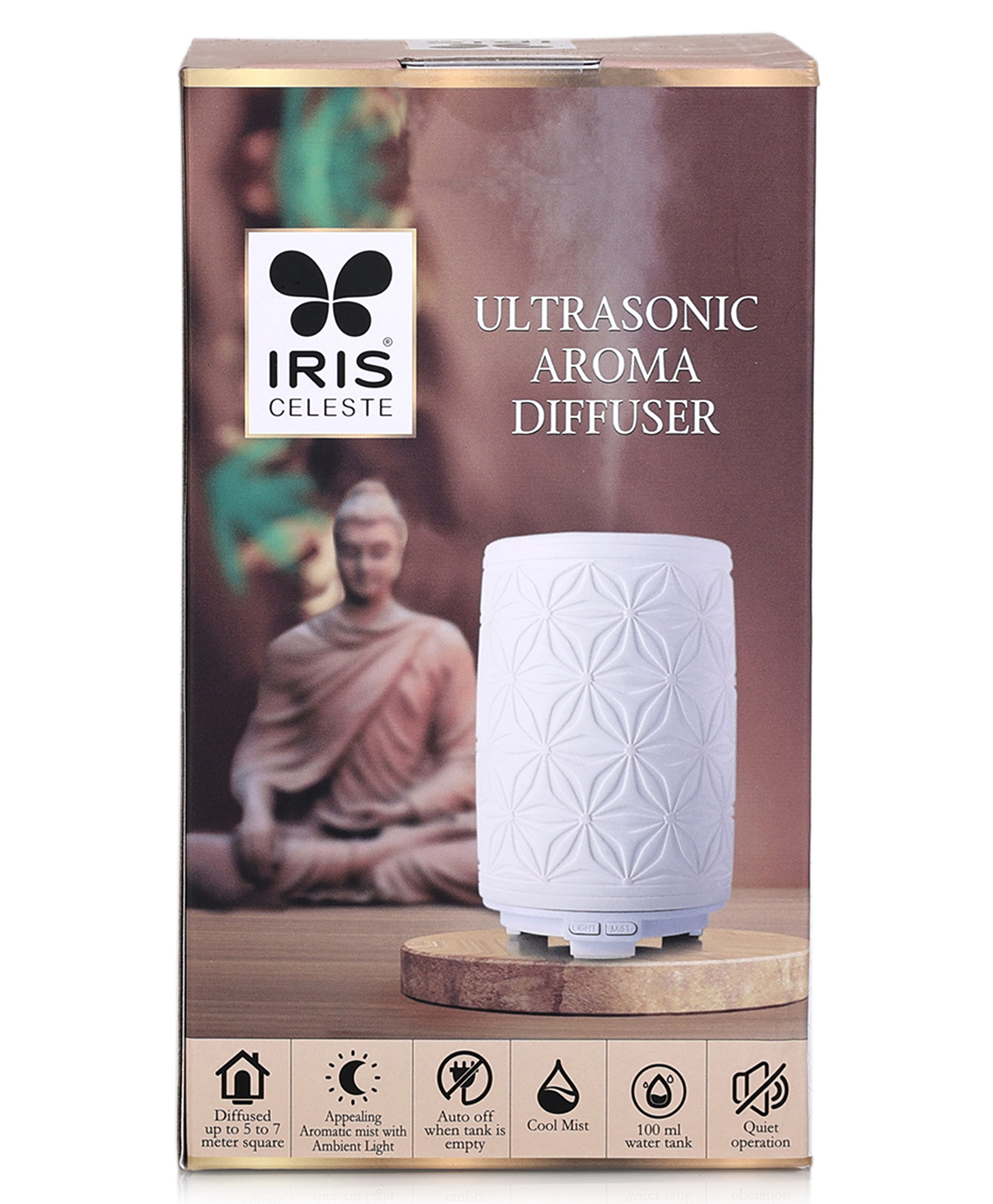 Iris Celeste Ceramic Ultrasonic Aroma Diffuser-image-38