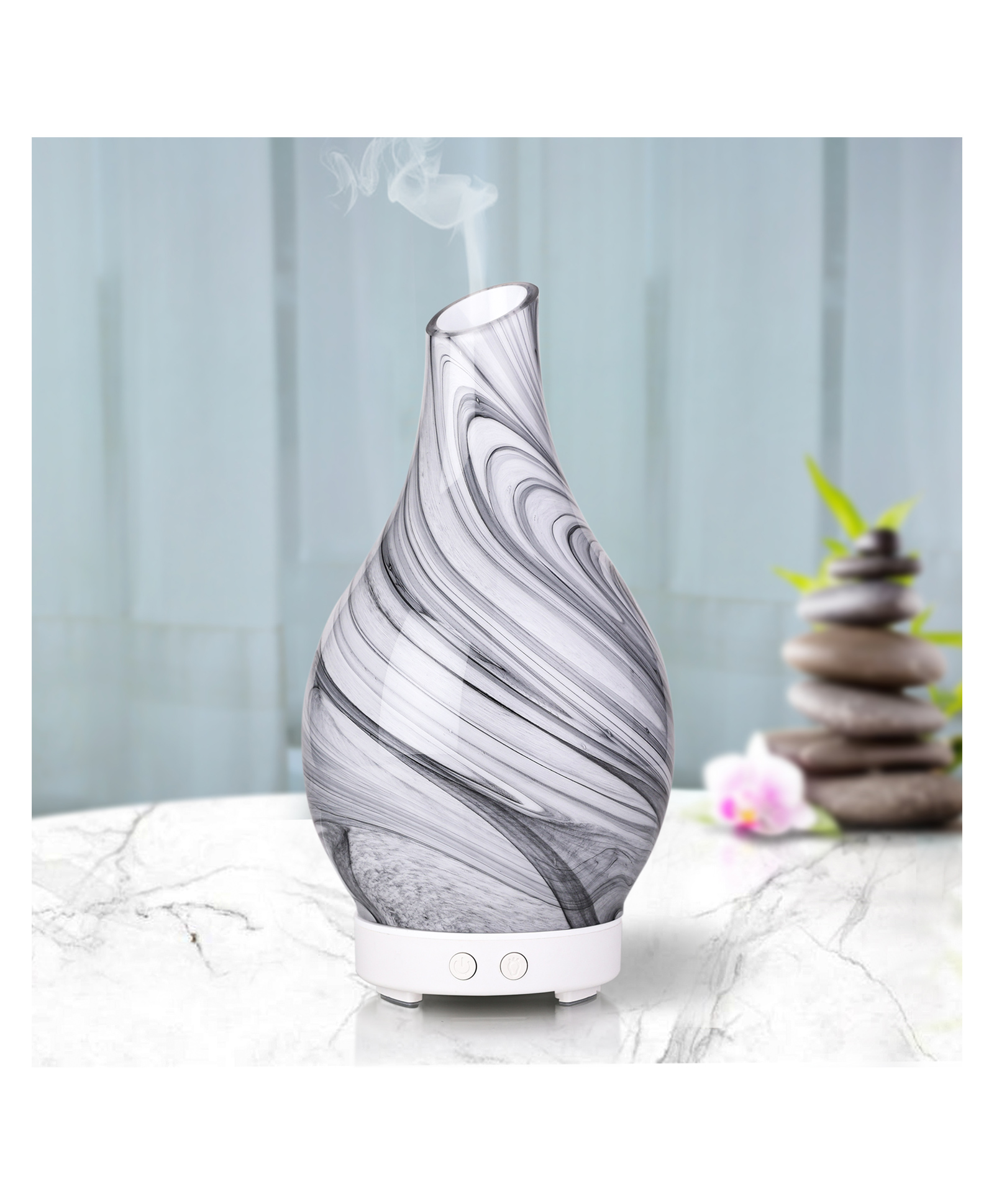 Iris Celeste Ceramic Ultrasonic Aroma Diffuser-image-32