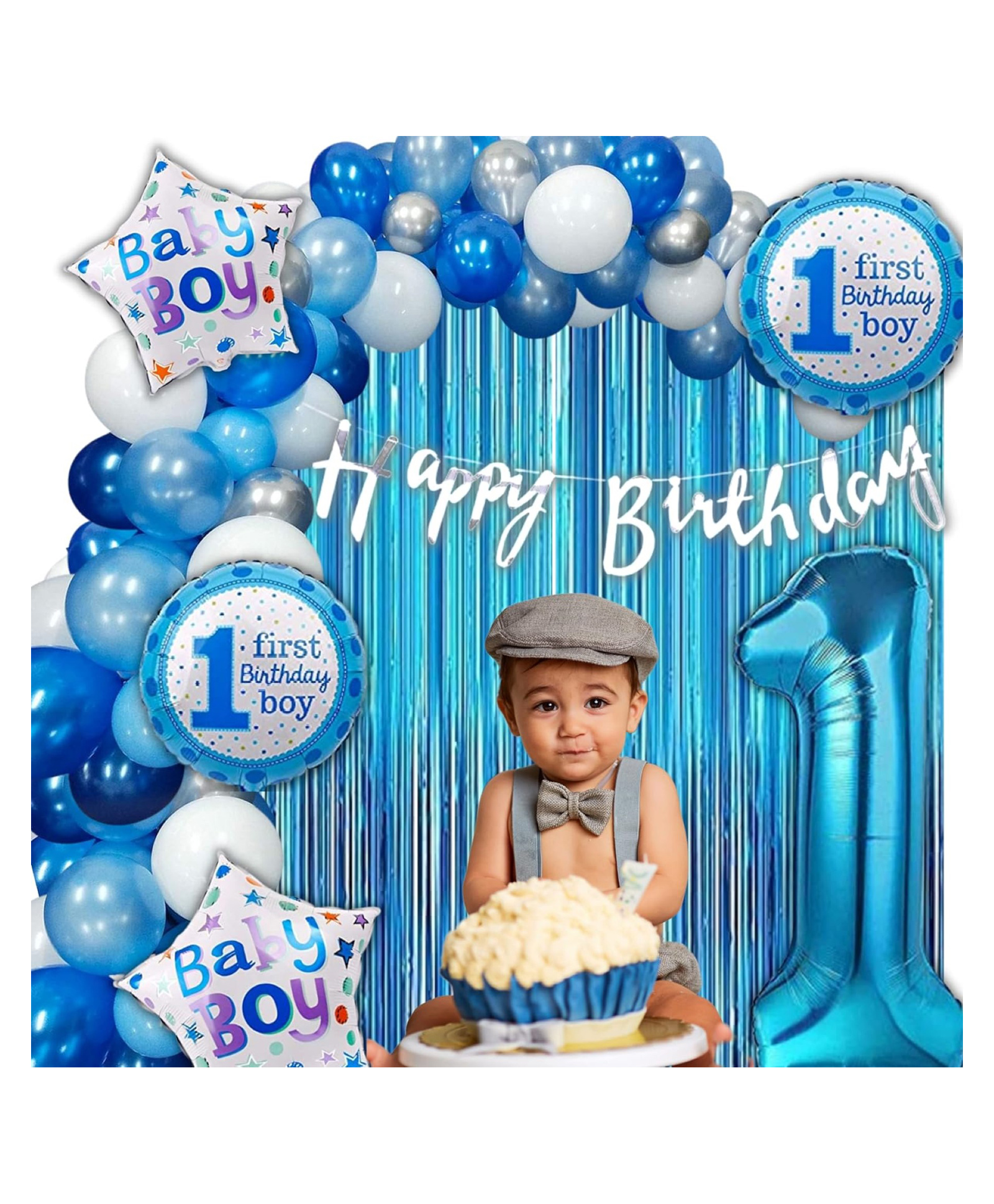 Bubble Trouble st Birthday Decoration Kit for Boys - 68pc-picture-10