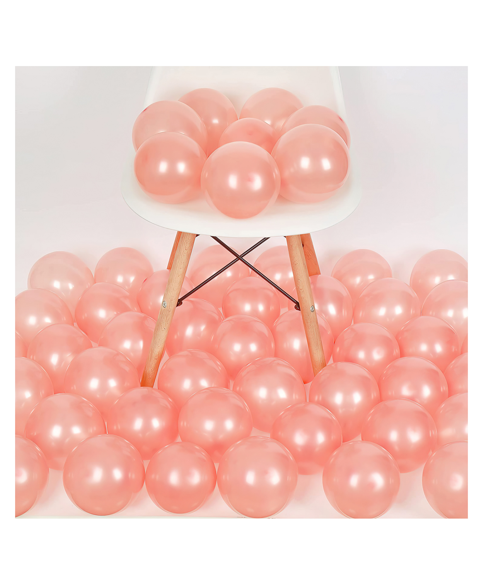 Bubble Trouble Birthday Rose Gold metallic balloons for decoration-100pcs-image-19
