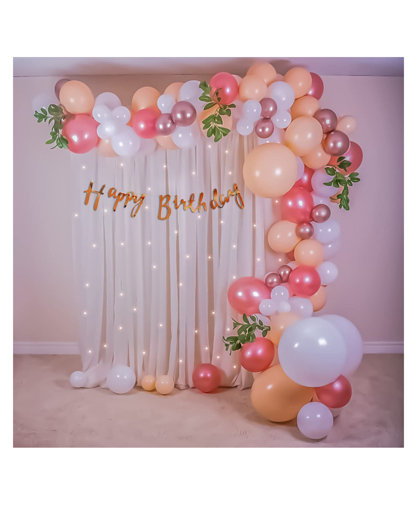 Bubble Trouble Happy Birthday Balloon Decoration Kit for Girls Party Decor Multicolor  Pack of -64-image-18