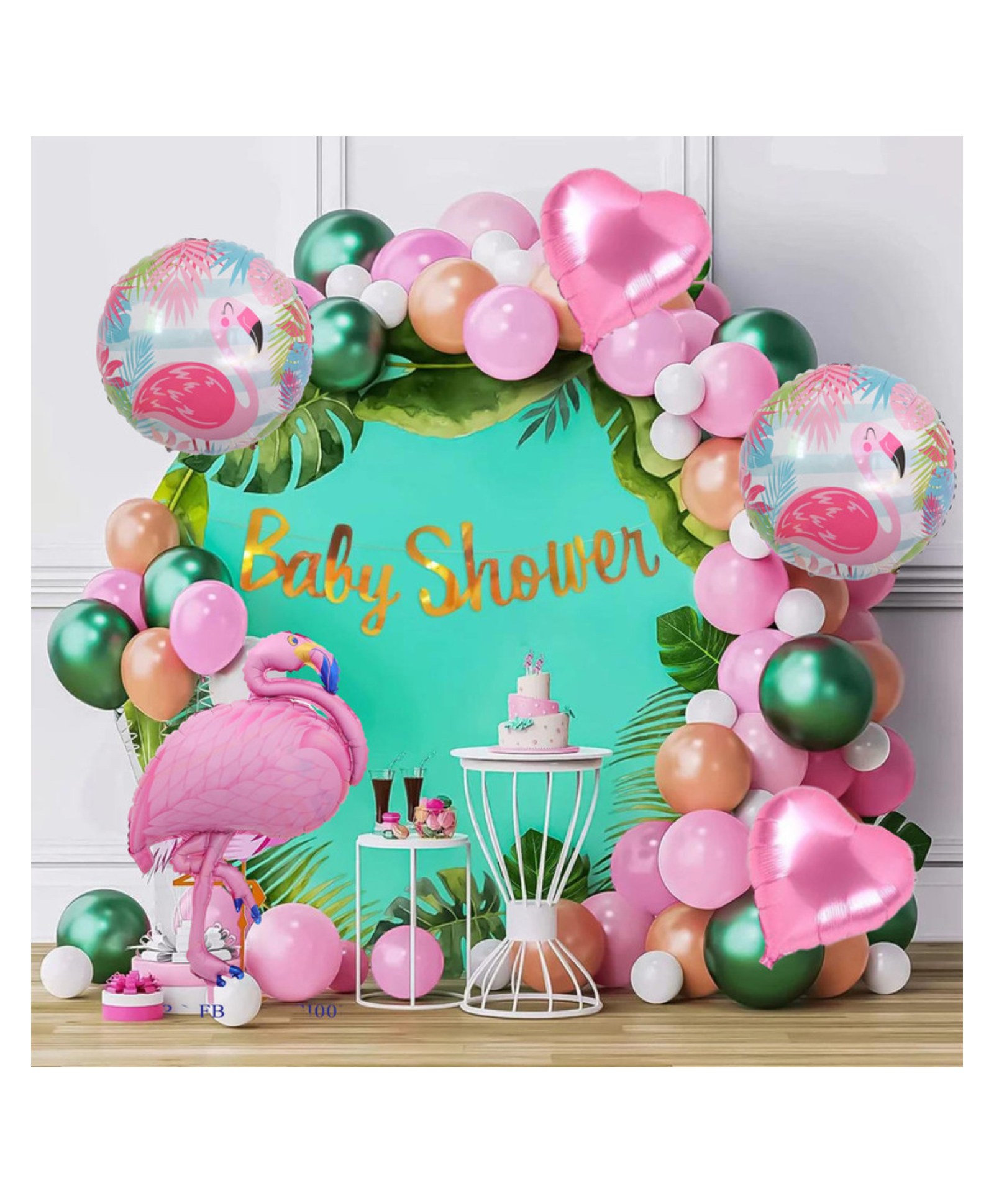 Bubble Trouble Baby Shower Balloon Decoration Kit for Mom To Be Multicolor  Pack of 57-image-16