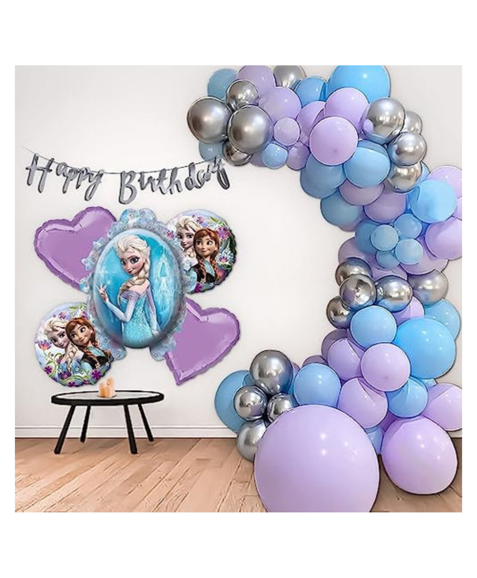 Bubble Trouble Frozen Theme Birthday Decorations for girls Frozen Theme Pack of 69-image-5