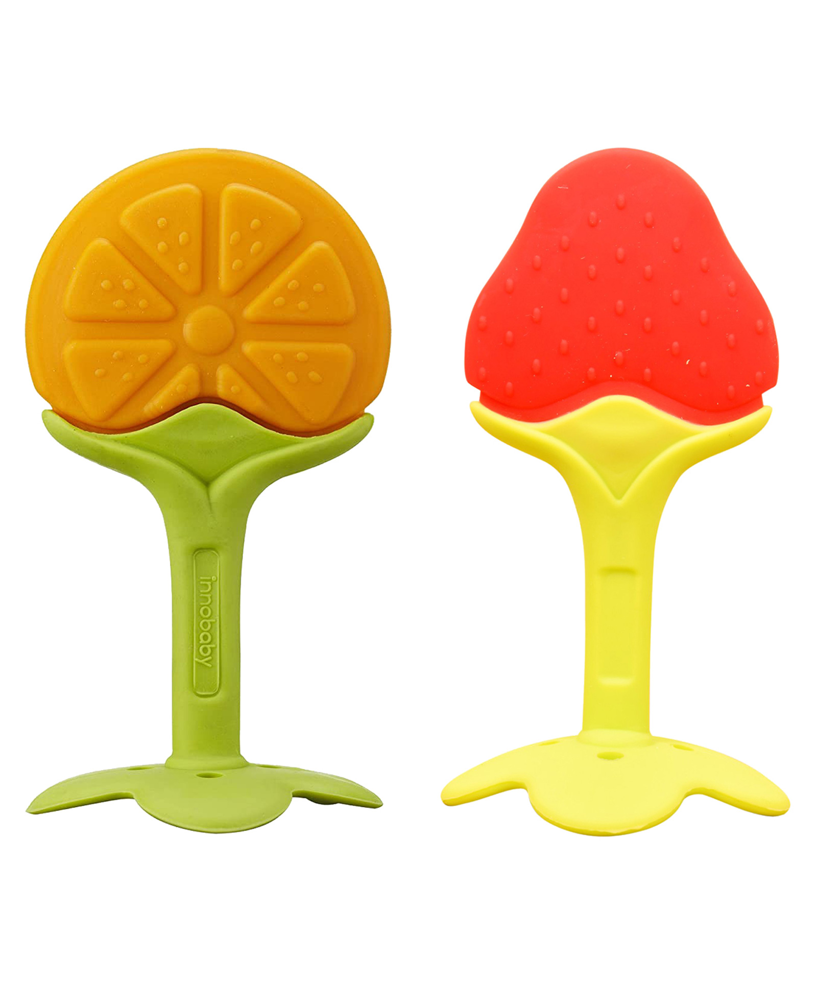 FANTASY INDIA Baby Silicone Teether Orange & Strawberry-image-8