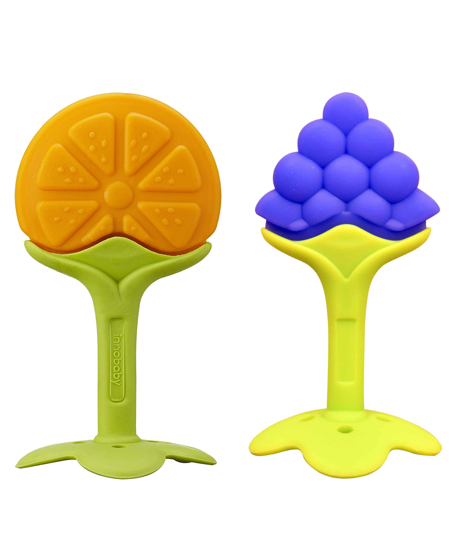 FANTASY INDIA Baby Silicone Teether Orange & Grapes-image-9