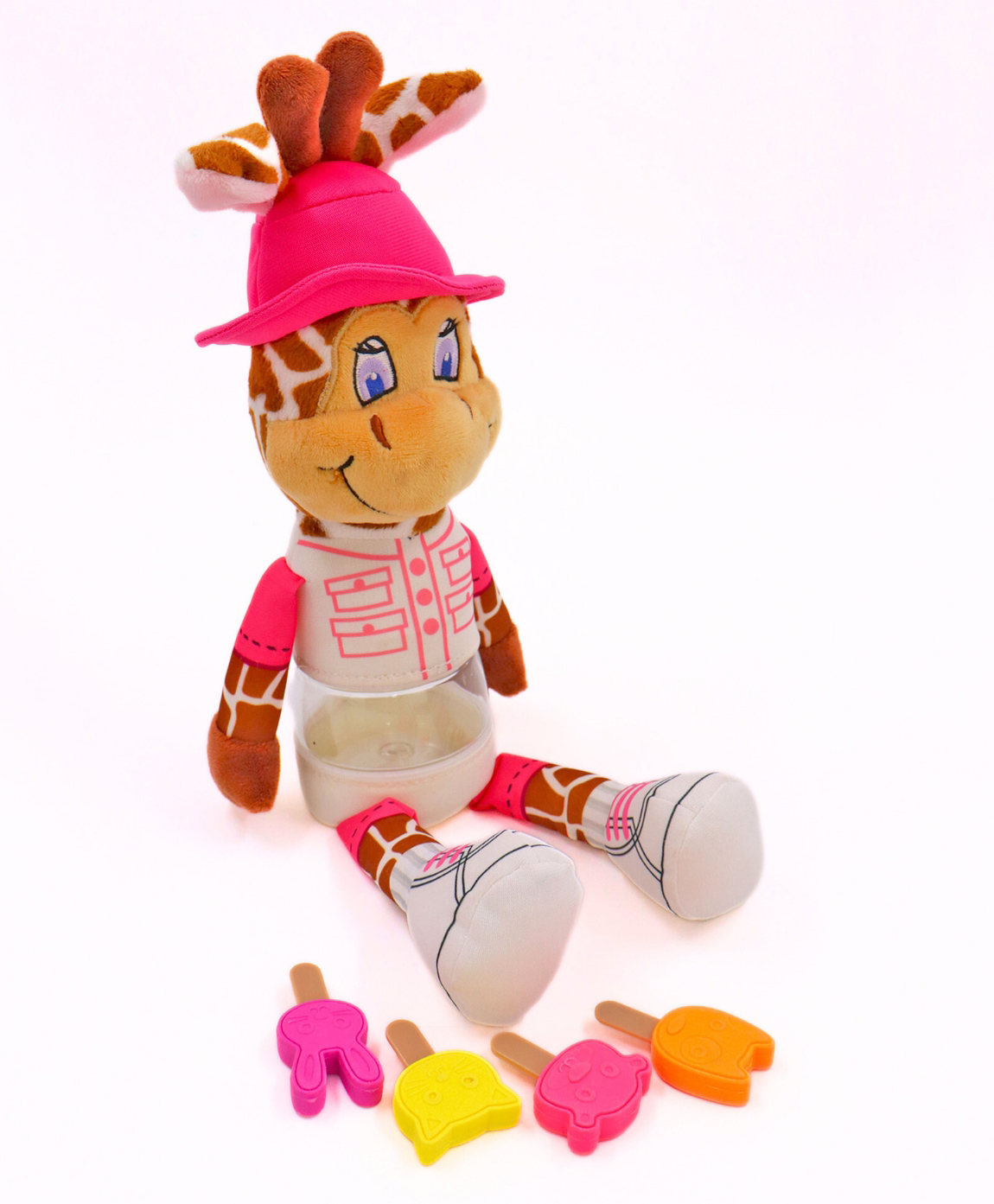 Scoobies Cozies Girrafe Soft Toy Multicolor - 15 Inches-picture-17