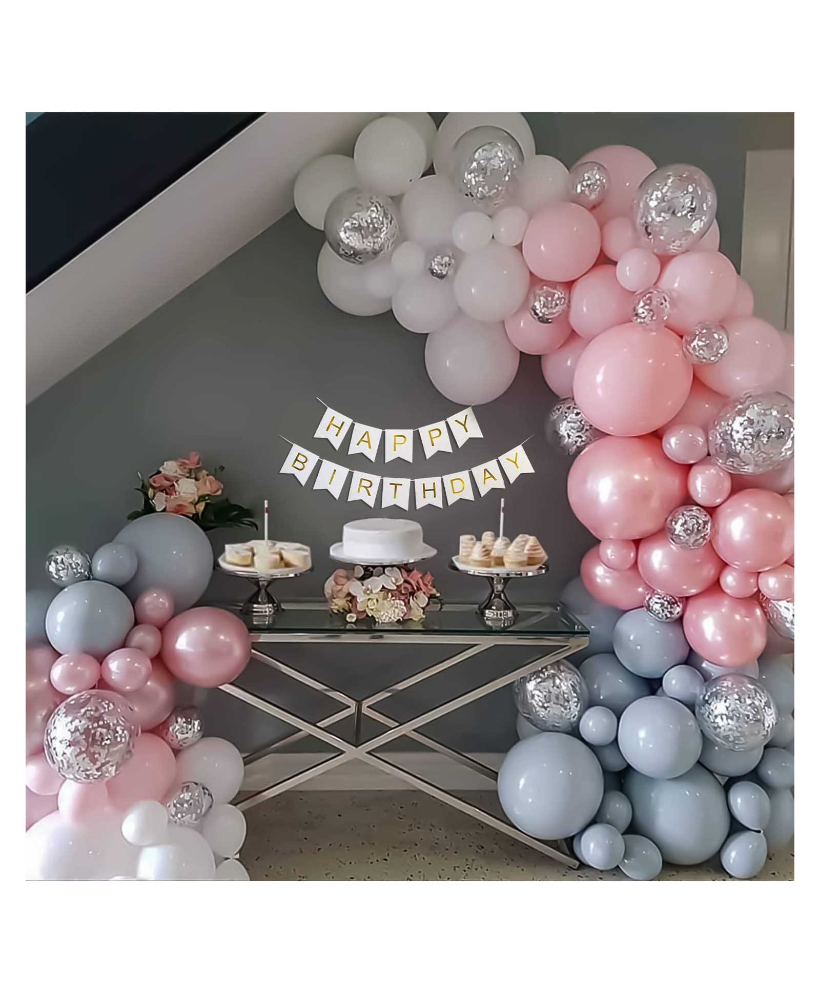 Special You Birthday decoration DIY combo for girls decorative kit pink pack of 65-picture-6