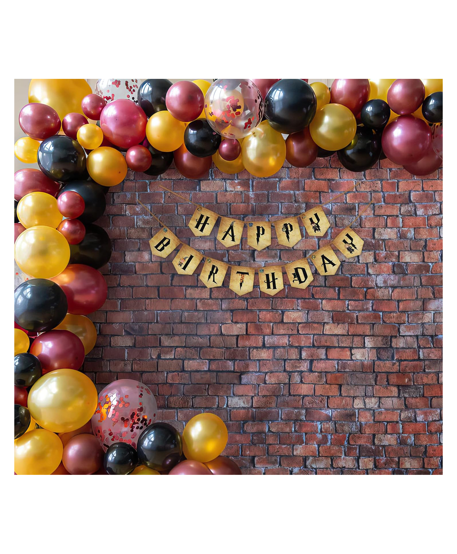 Special You Birthday Decoration DIY Combo Kit Harry Potter Theme with Happy Birthday Banner Multicolor- Pack of 65 Items-image-46