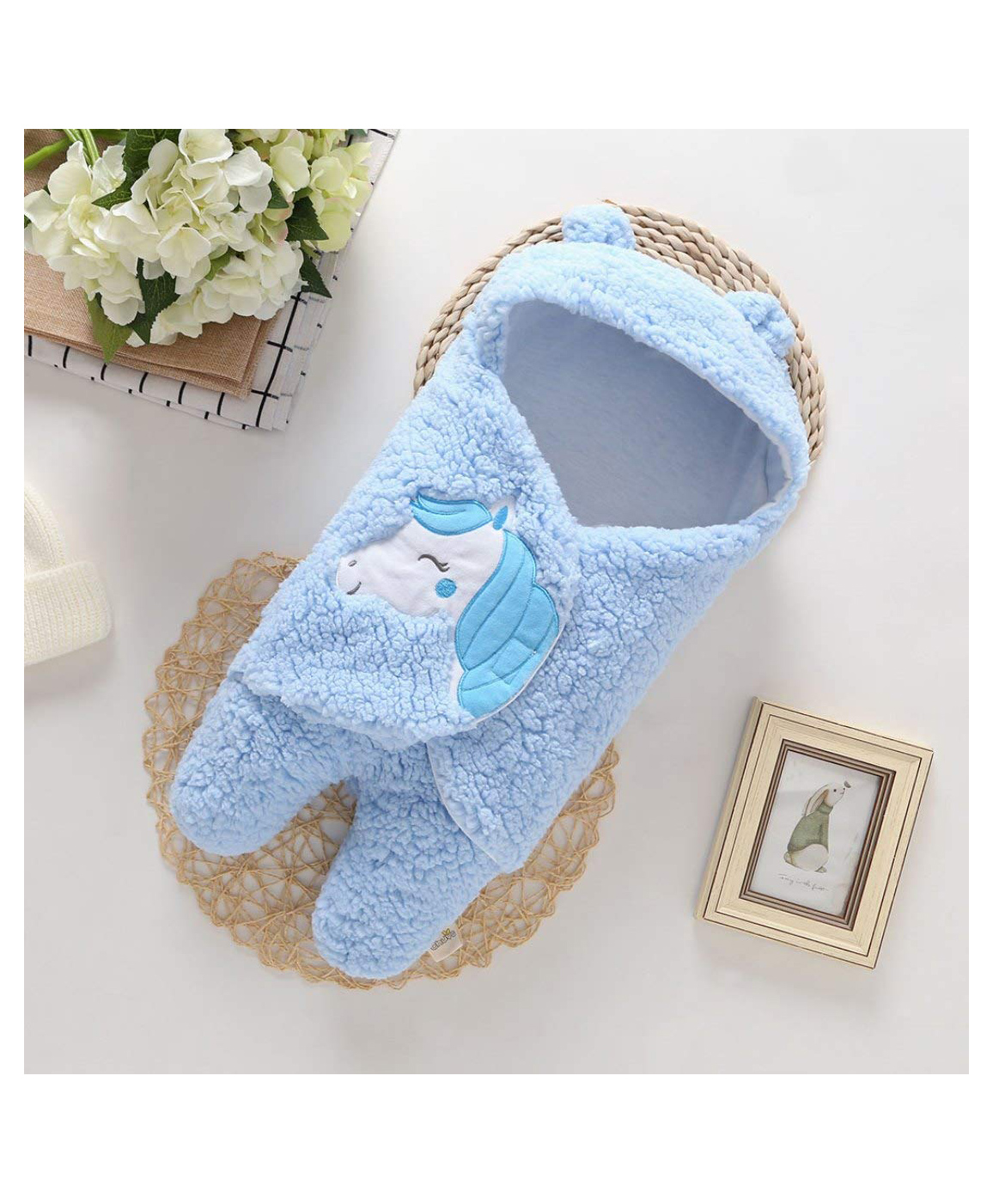 Luvlittle Wearable Hooded Blanket - Blue-image-23
