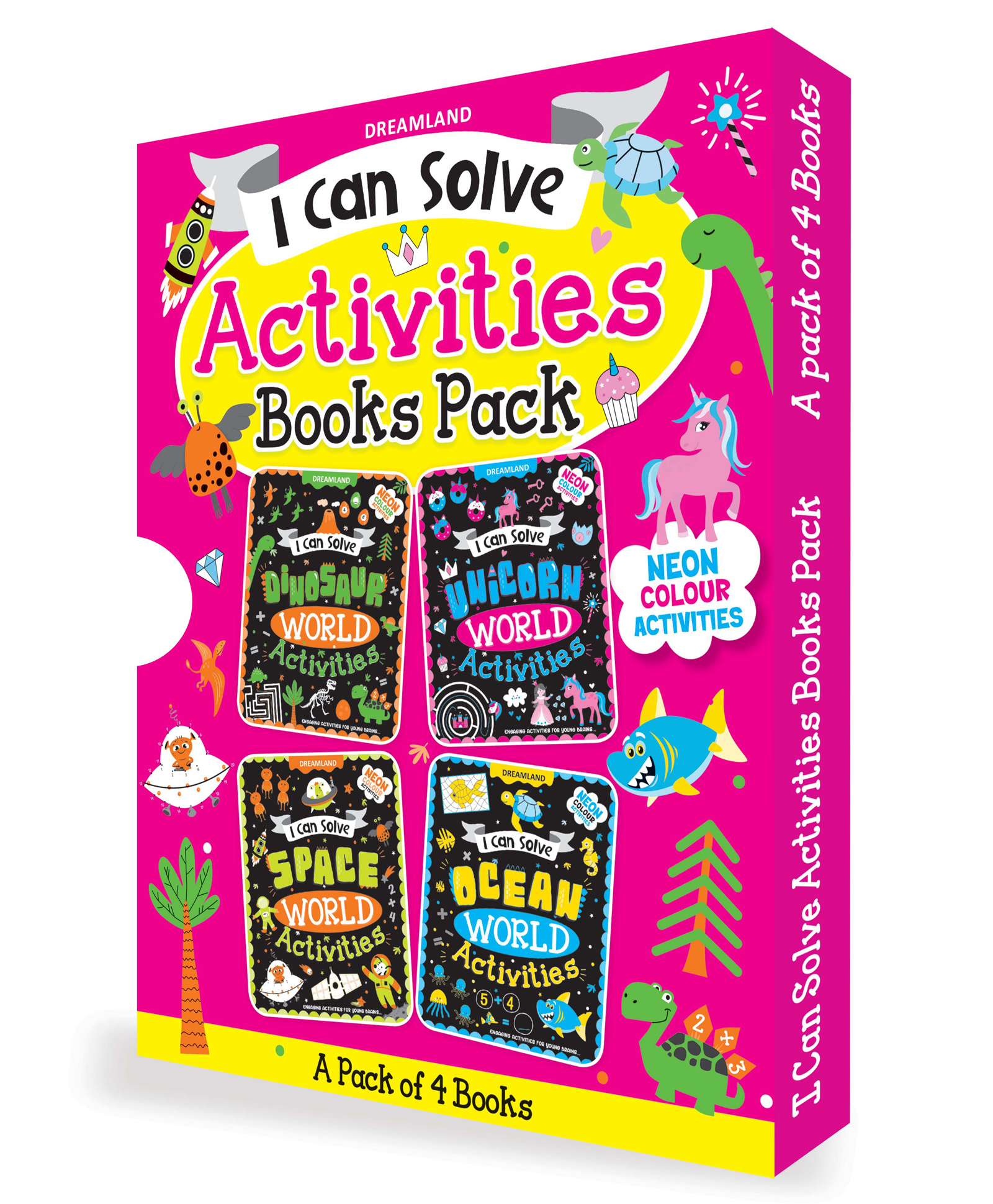 I Can Solve Activities Pack- A Set of 4 Books - I Can Solve Activity Book for Kids Age 4- 8 Years | With Colouring Pages, Mazes, Dot-to-Dots - English-image-41