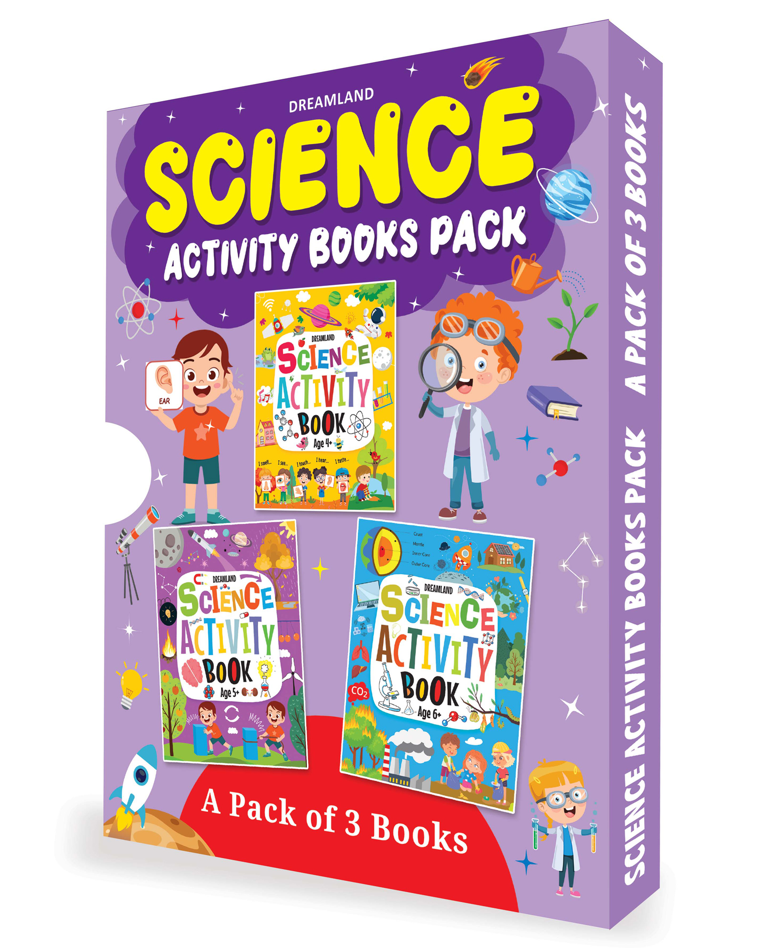 Science Activity Books Pack- A Set of 3 Books - Activity Book for children by Dreamland Publications-image-49