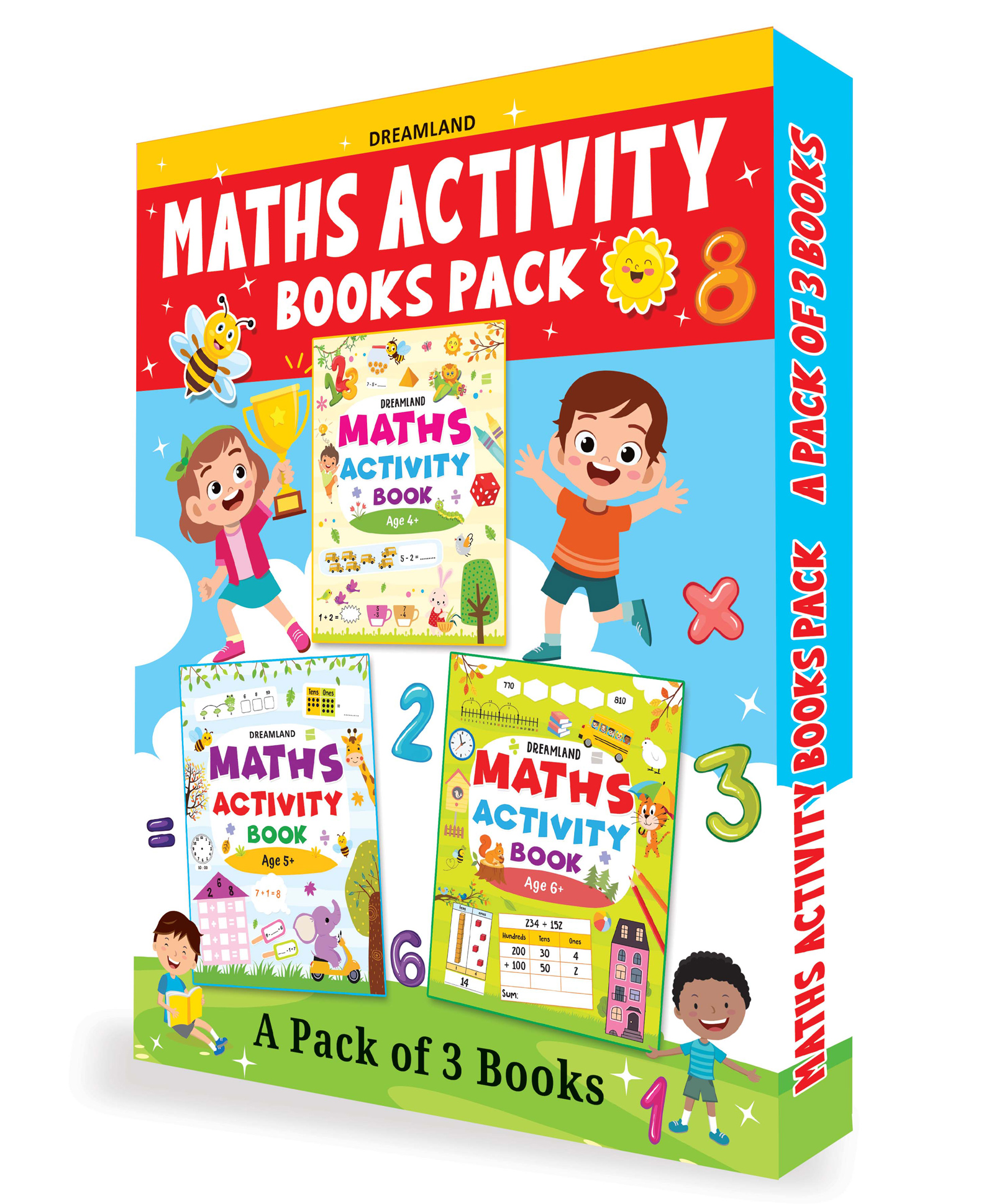 Maths Activity Books Pack- A Set of 3 Books - Activity Book for Children by Dreamland Publications-image-42