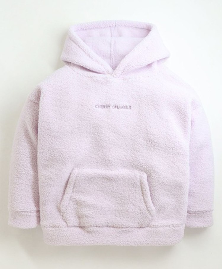 Cherry Crumble By Nitt Hyman Full Sleeves Resplendent Hooded Sweatshirt - Light Violet-picture-16