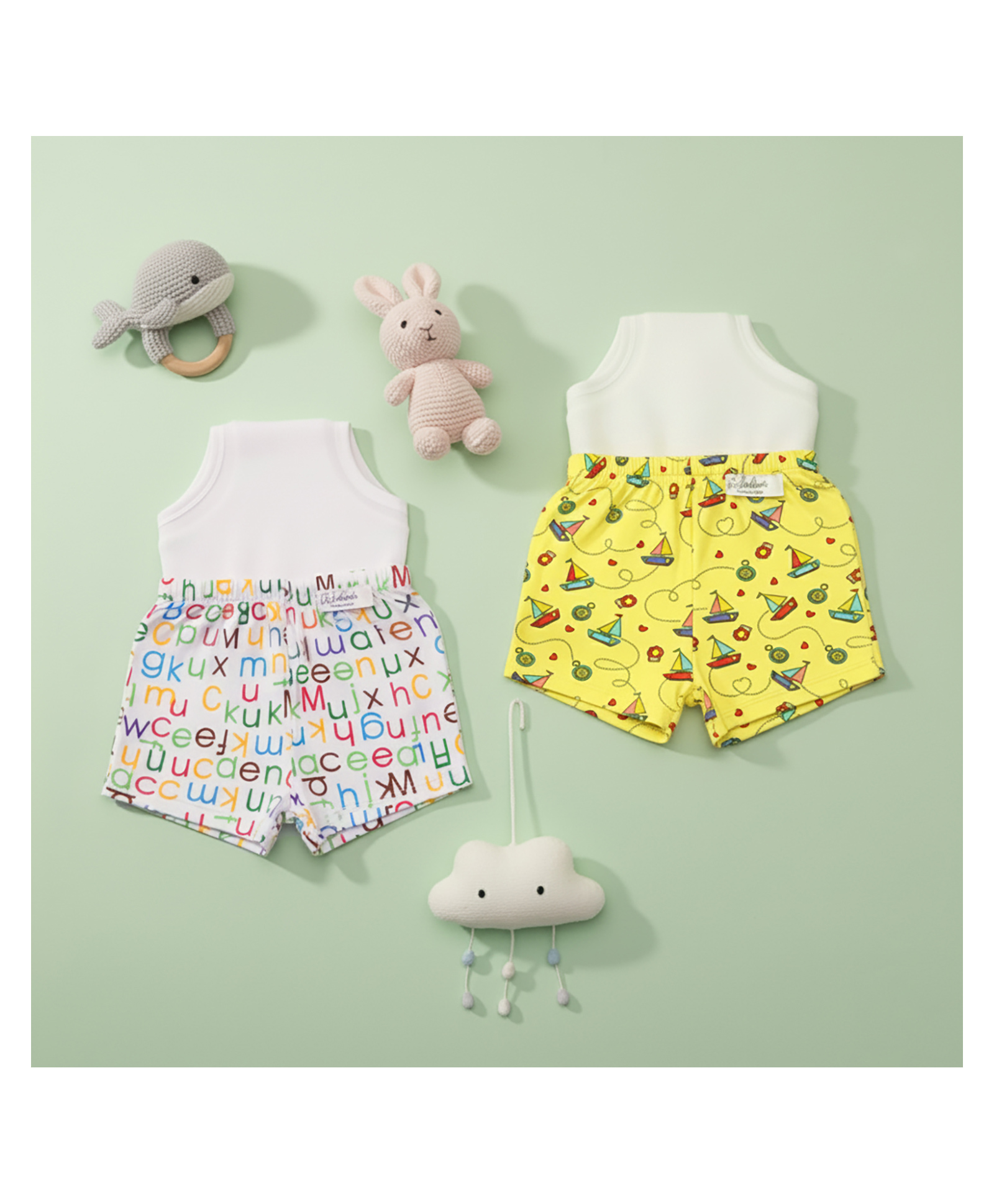 Snugkins Potty Training Shorts for Toddlers, Boys and Girls 100% Cotton. Size 2 Fits 2 - 3 years - Pack of 2-picture-22