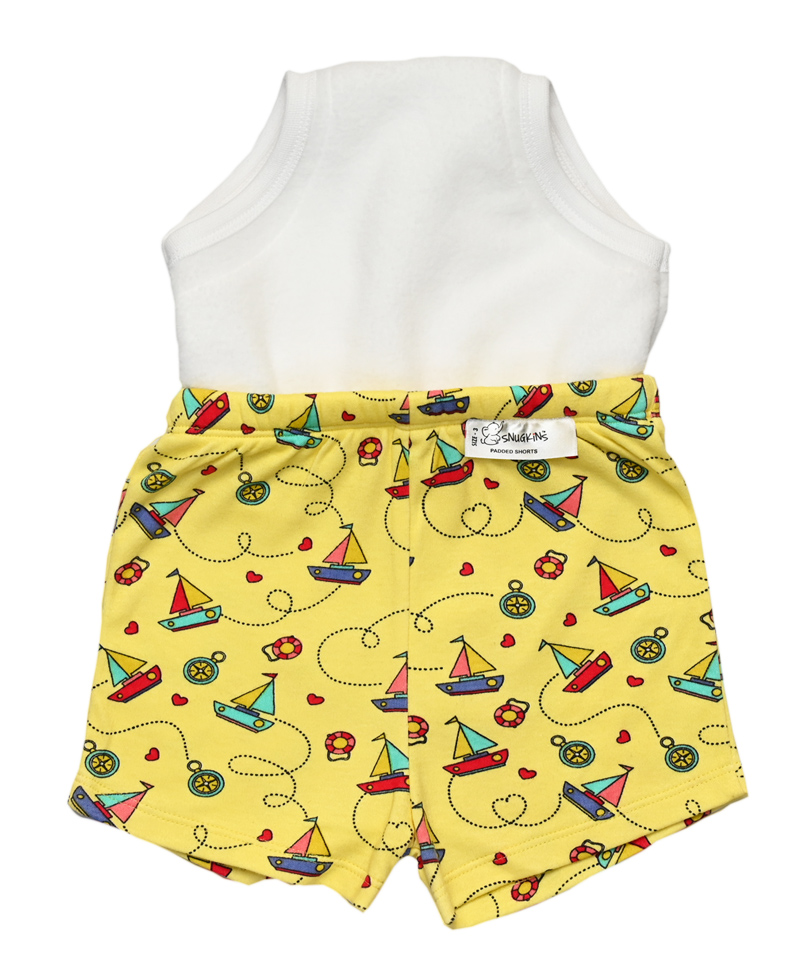Snugkins Potty Training Shorts for Toddlers, Boys and Girls 100% Cotton. Size 2 Fits 2  3 years - Pack of 1-picture-3