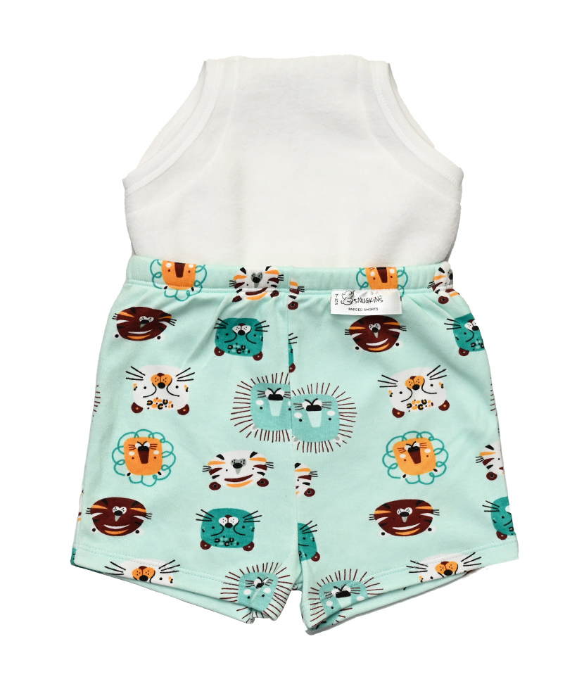 Snugkins Potty Training Shorts for Toddlers Boys and Girls 100% Cotton. Size 1 Fits 1  2 years - Pack of 1-picture-24
