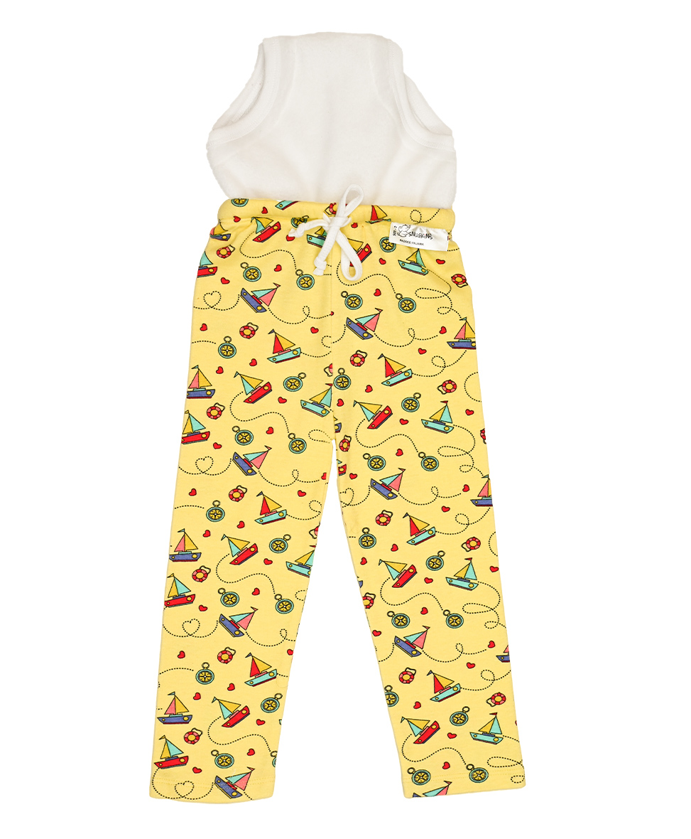 Snugkins Diaper Pants Potty Training Pajamas for Toddlers Boys and Girls. 100% Cotton. Size 2 Fits 2  3 years - Pack of 1-picture-27