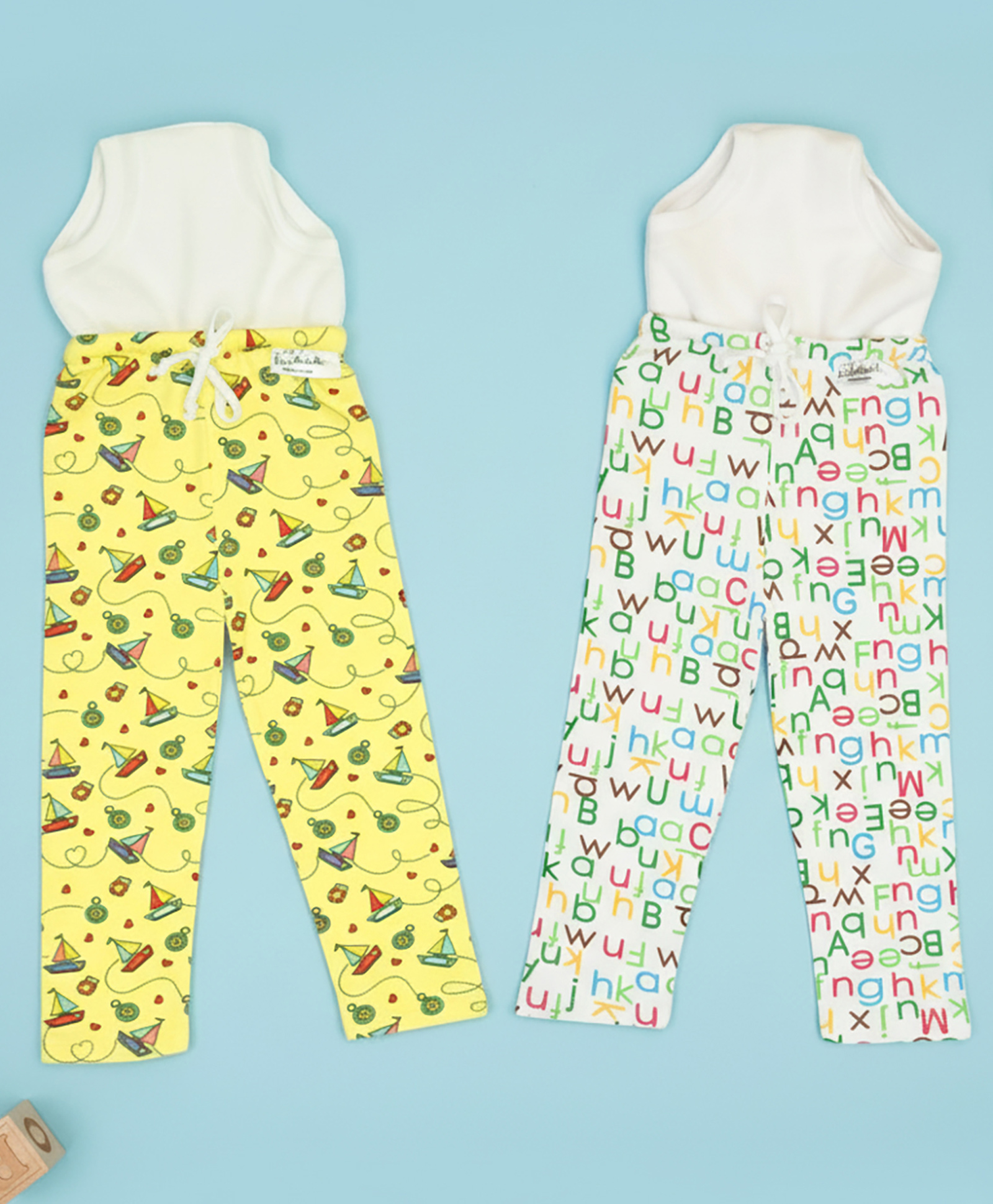 Snugkins Diaper Pants Potty Training Pajamas for Toddlers Boys and Girls. 100% Cotton. Size 4 Fits 4  5 years - Pack of 2-image-22