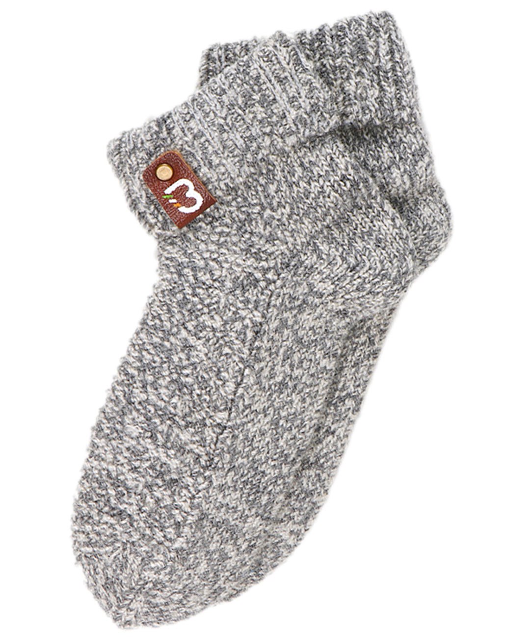 BHARATASYA  Heathered  Detailed Winter Socks - Grey-image-36