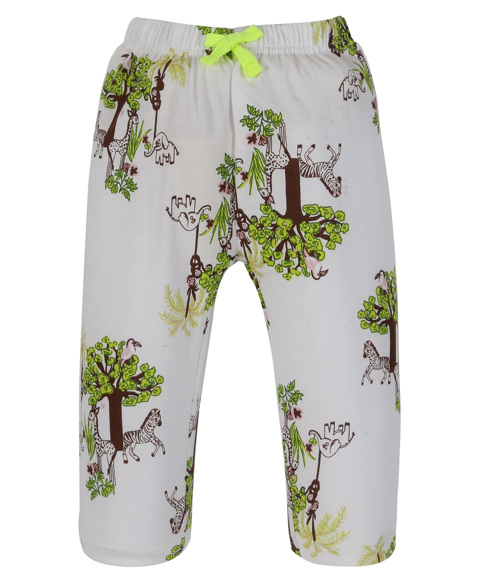 3PIN All Over Trees Printed Infant Joggers - White-image-24