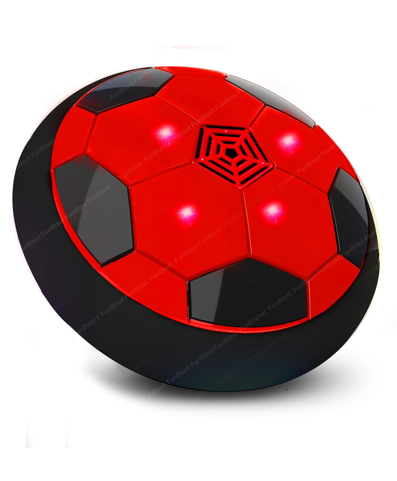 FunBlast Air Powered Hover Soccer Ball with Flashing Light  Red-image-40