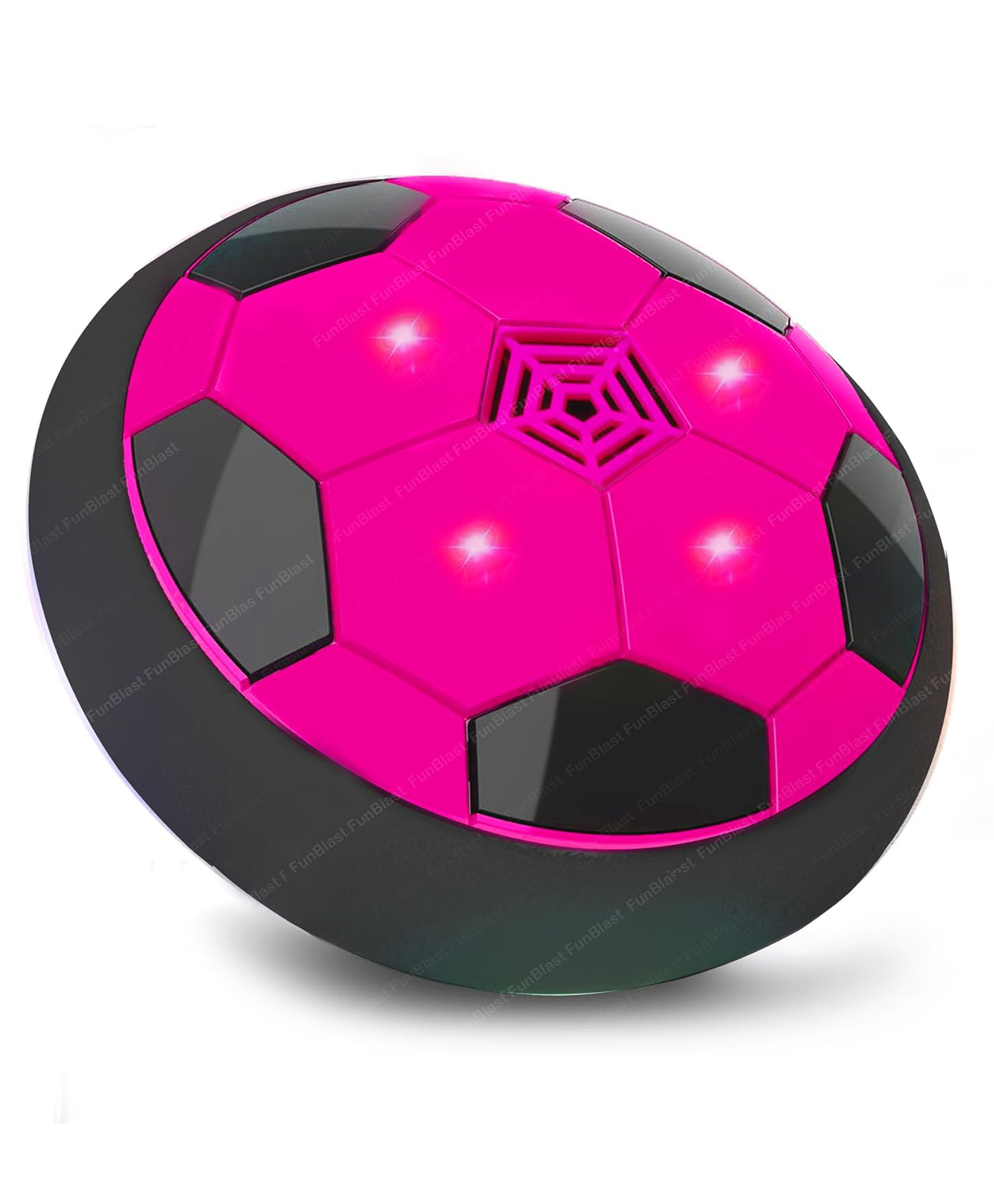 FunBlast Air Powered Hover Soccer Ball with Flashing Light  Pink-picture-13